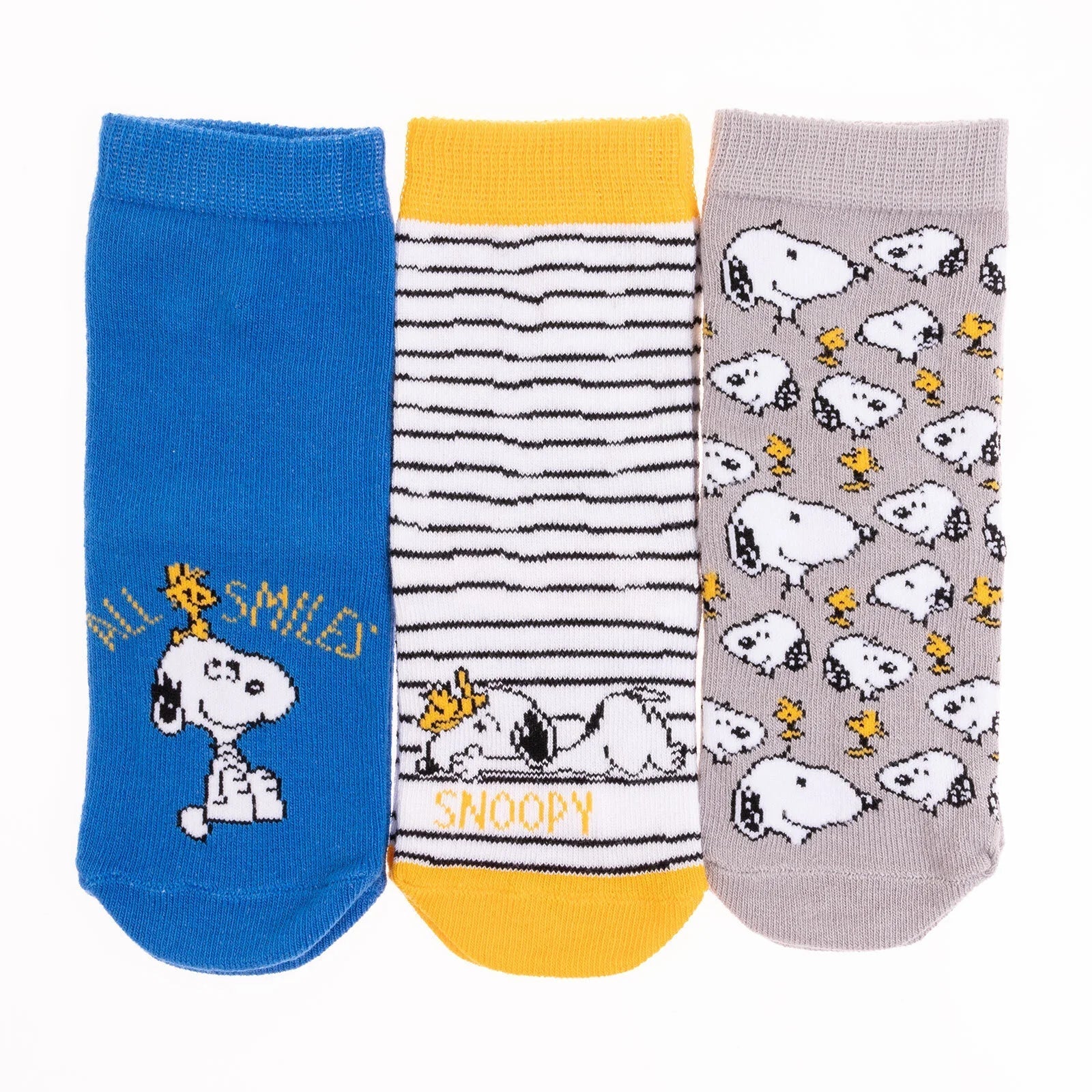 HelloBaby Baby Boy Socks 3 Pcs - Indigo - mezetto ebebek ebebek