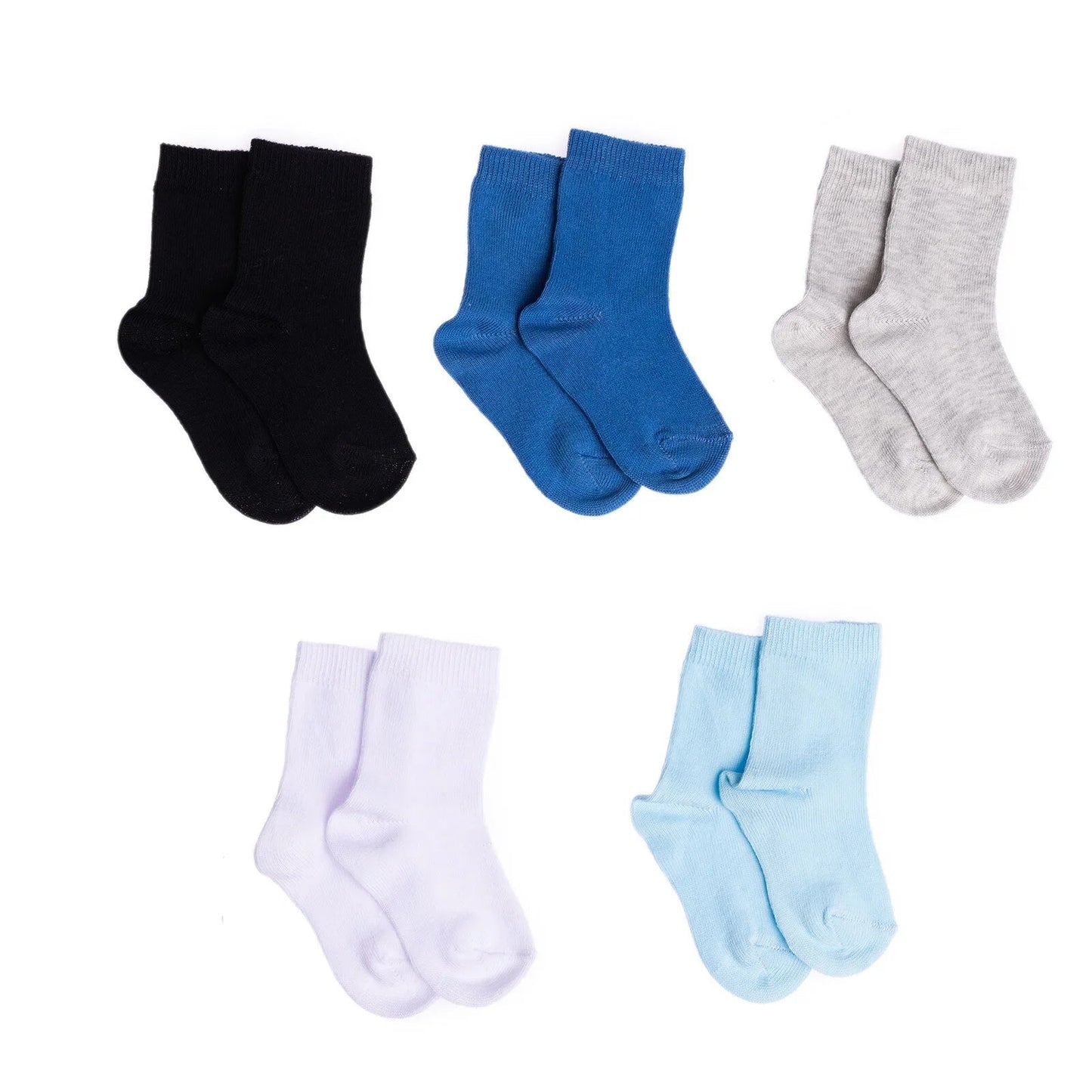 HelloBaby Baby Boy Socks 5 pcs - Blue - mezetto ebebek ebebek