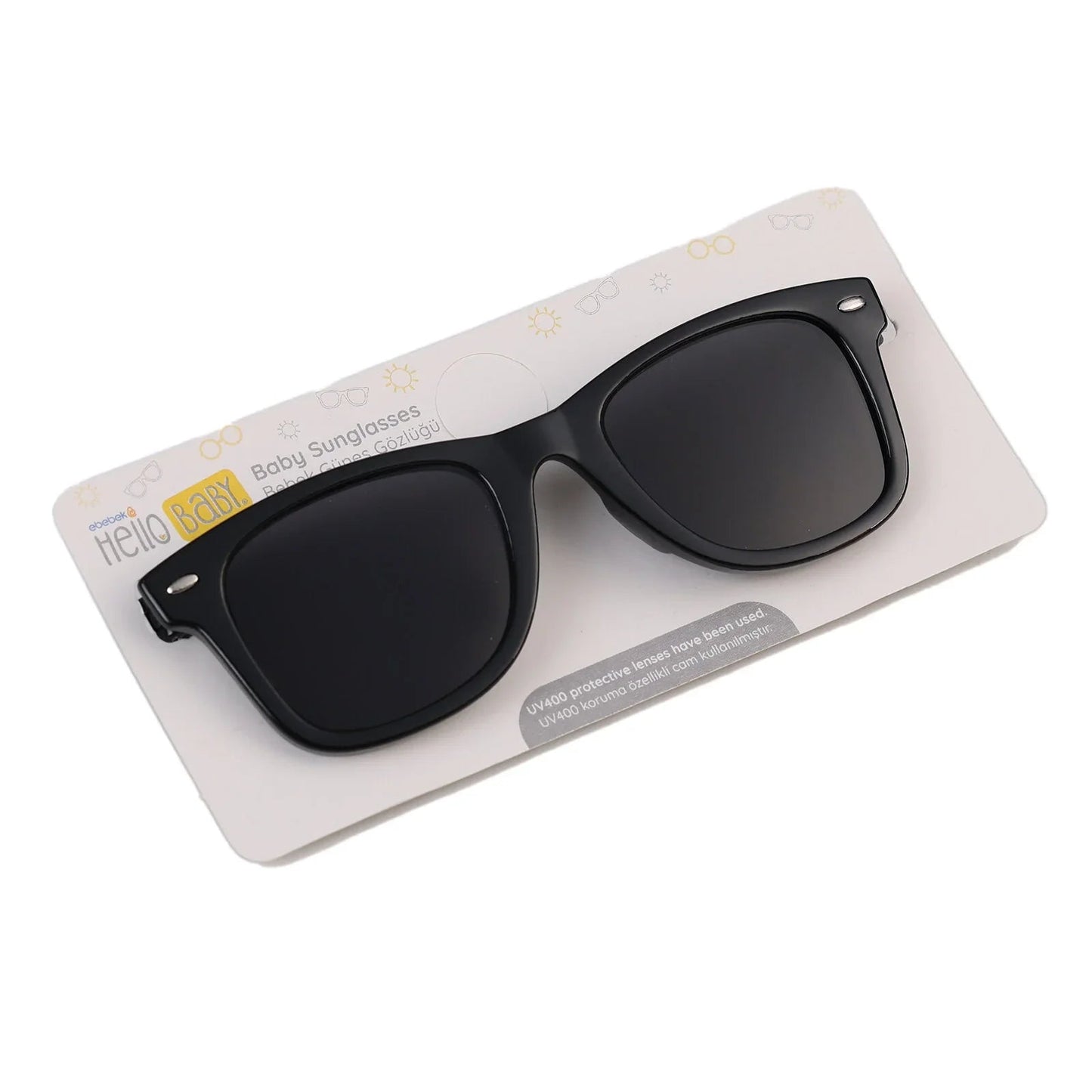 HelloBaby Baby Boy Sunglasses - Black - mezetto ebebek ebebek