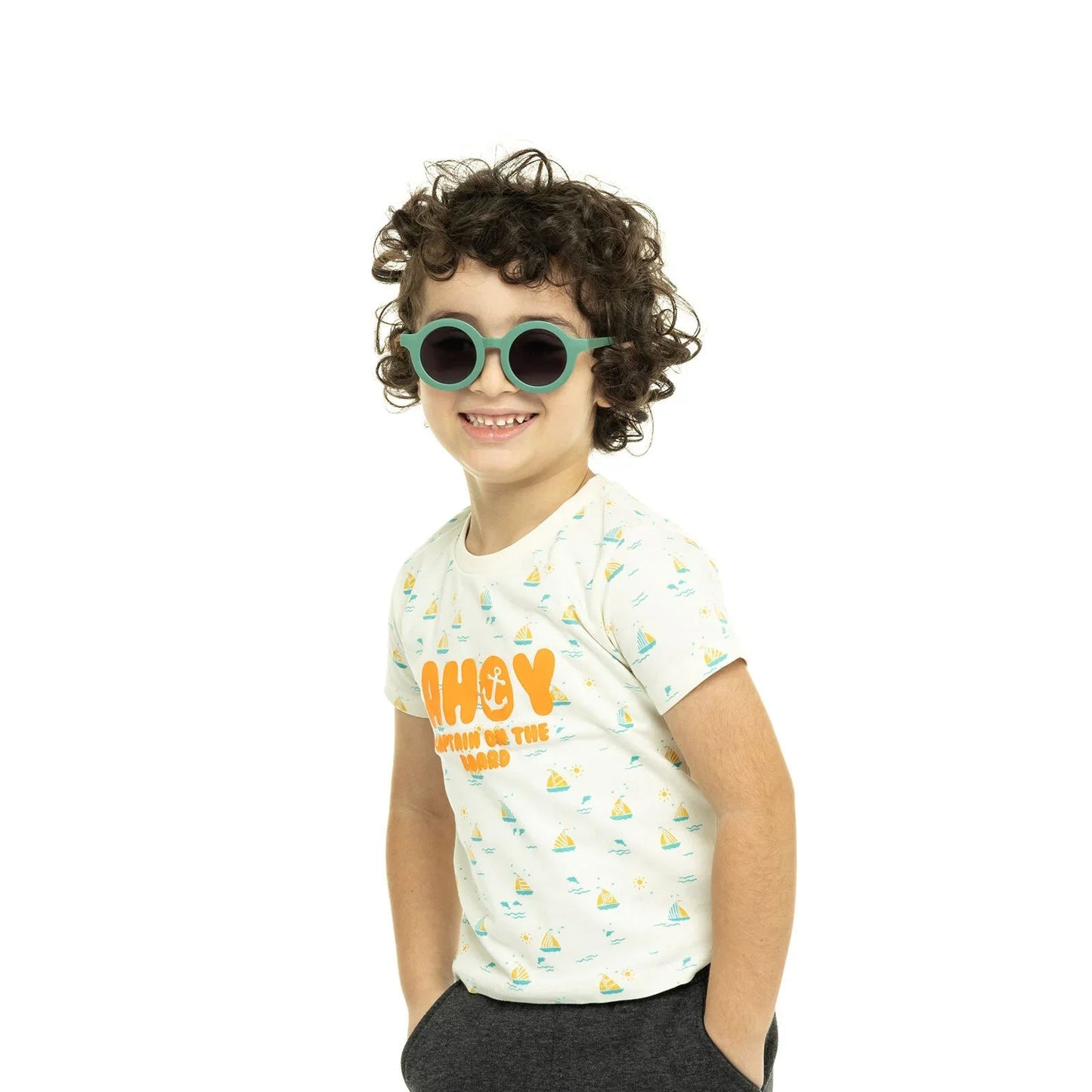 HelloBaby Baby Boy Sunglasses - Green - mezetto ebebek ebebek