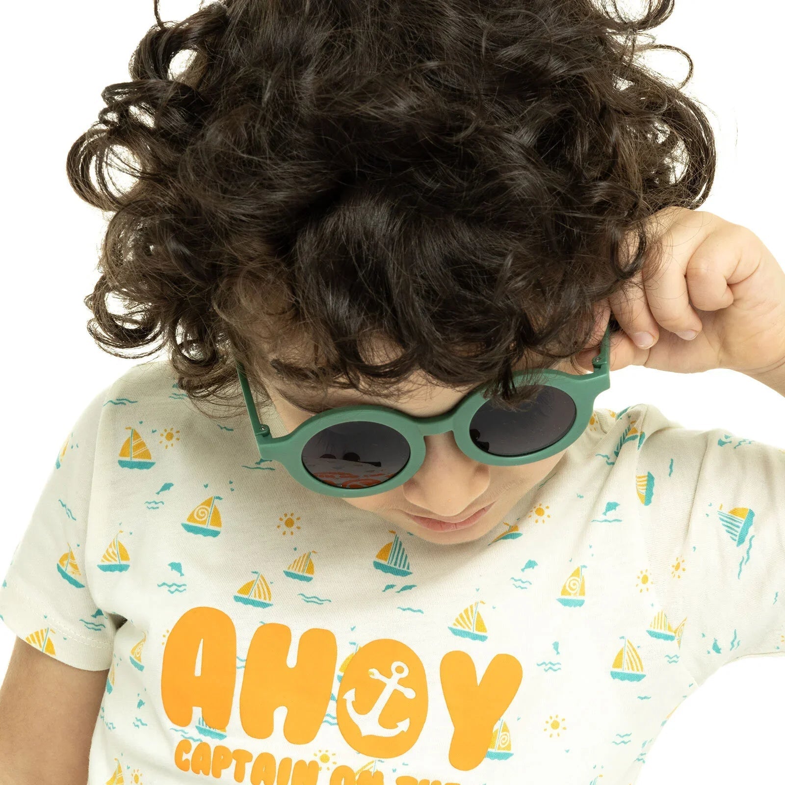 HelloBaby Baby Boy Sunglasses - Green - mezetto ebebek ebebek