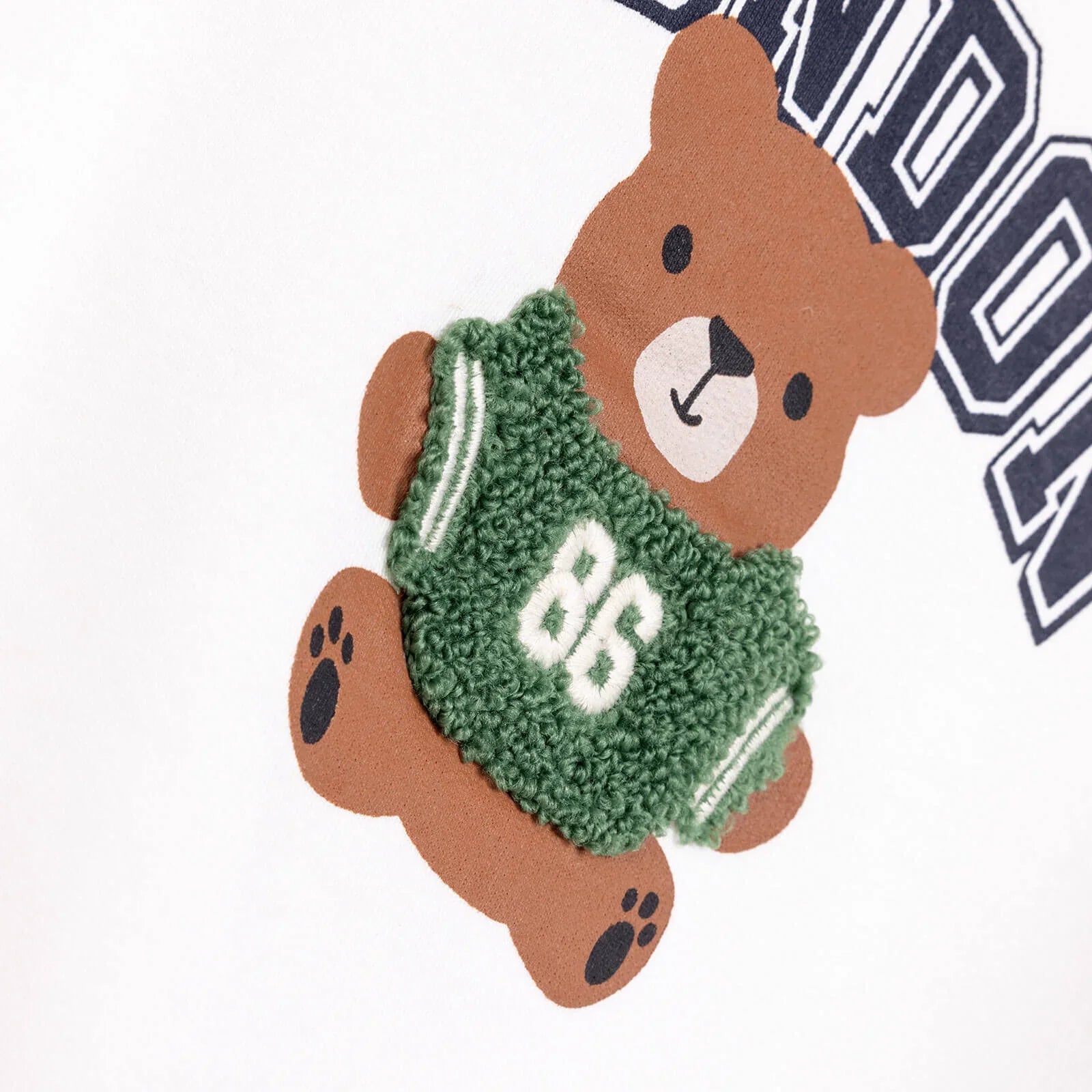 HelloBaby Baby Boy Sweatshirt - Ecru - mezetto ebebek ebebek
