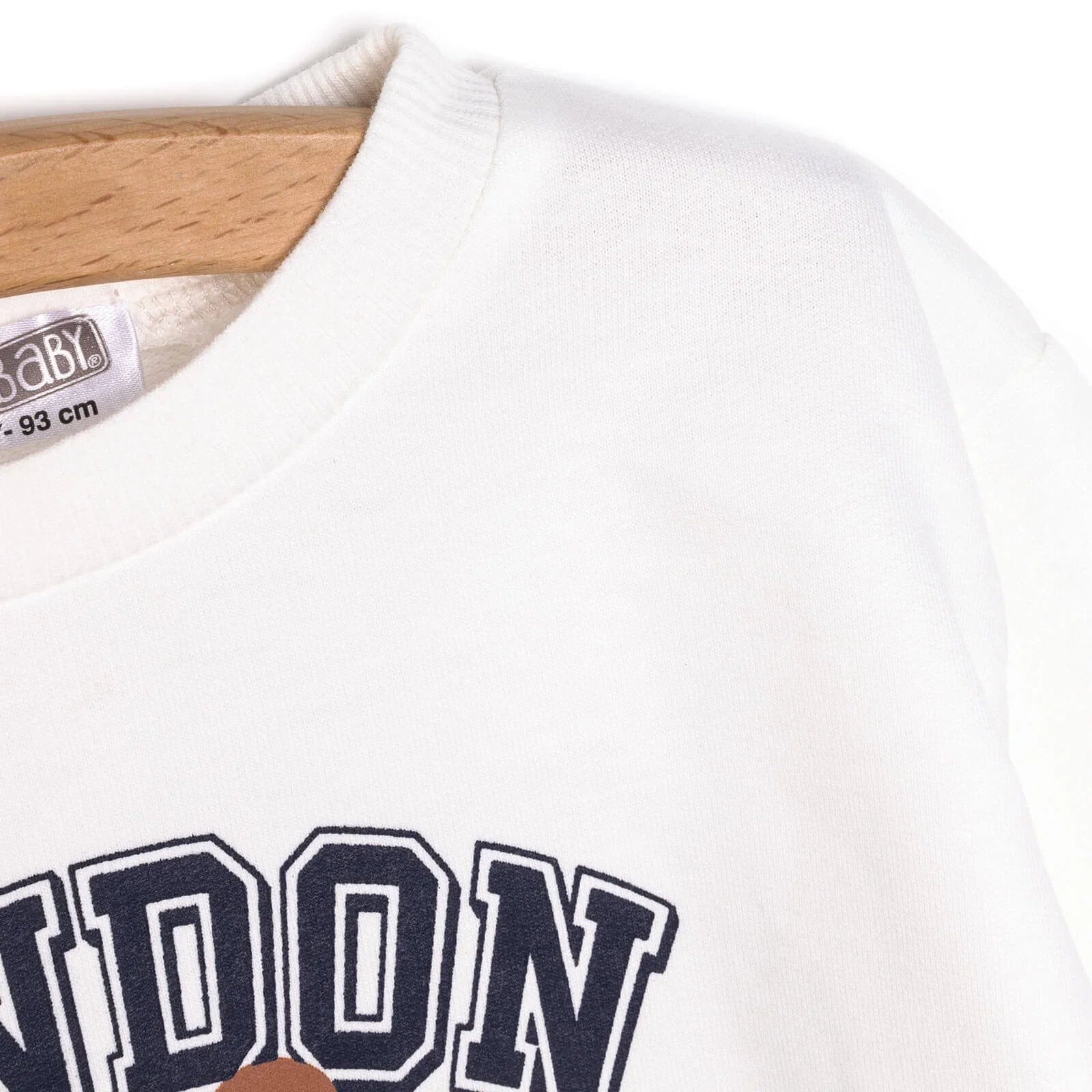 HelloBaby Baby Boy Sweatshirt - Ecru - mezetto ebebek ebebek