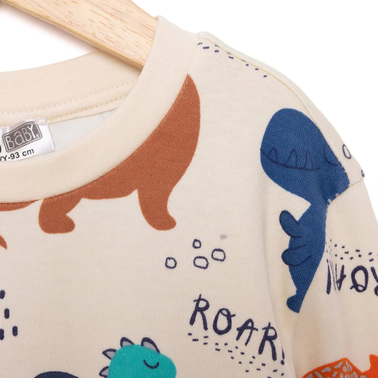 HelloBaby Baby Boy Sweatshirt Footless Bottom - Printed - mezetto ebebek ebebek