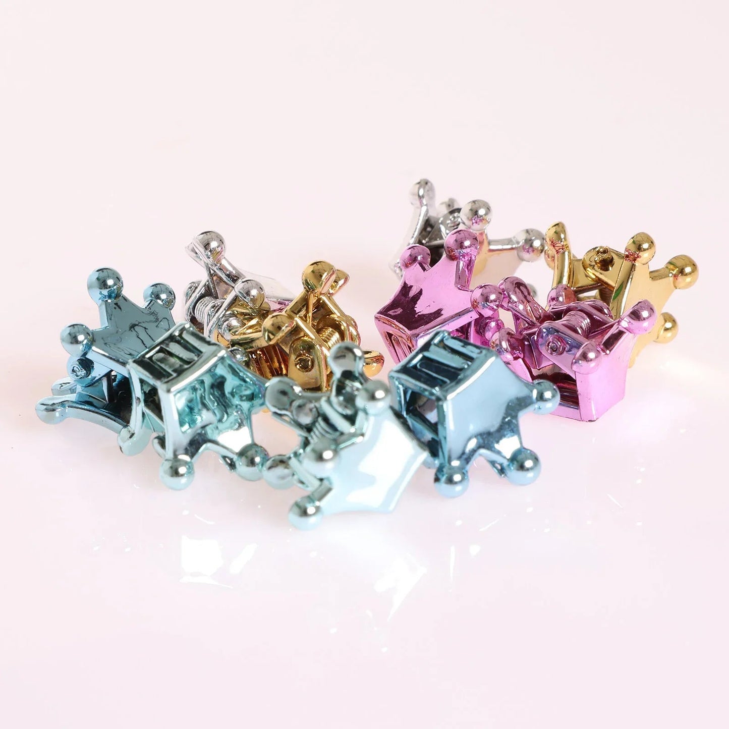 HelloBaby Baby Girl 10 Pcs Hair Clips - Pink - mezetto ebebek ebebek