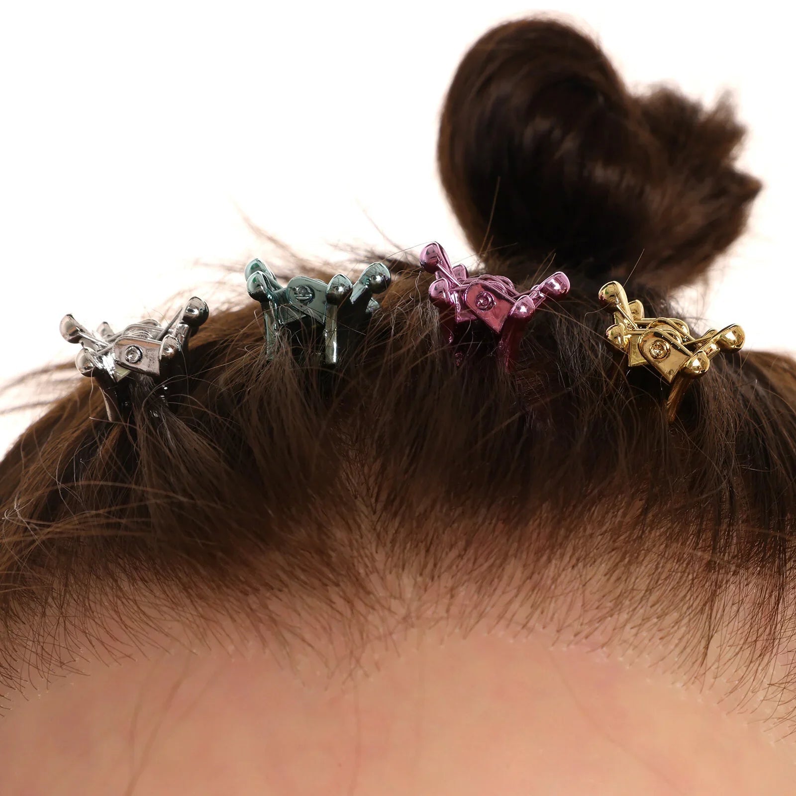 HelloBaby Baby Girl 10 Pcs Hair Clips - Pink - mezetto ebebek ebebek