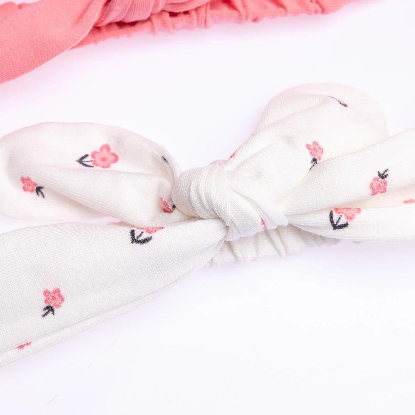 HelloBaby Baby Girl 2 Pcs Hair Bands - Pink - mezetto ebebek ebebek