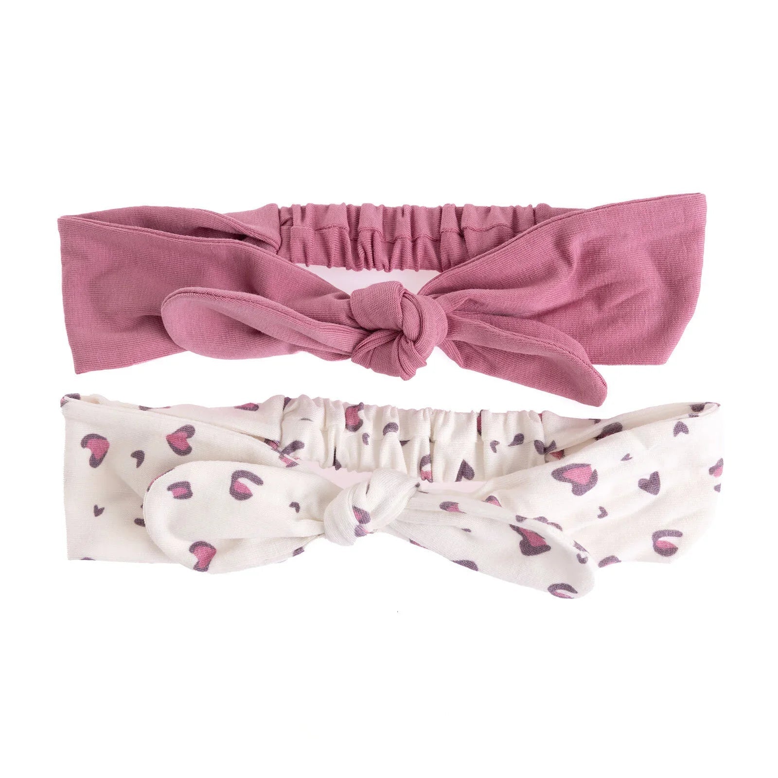 HelloBaby Baby Girl 2 Pcs Hair Bands - Pink - mezetto ebebek ebebek