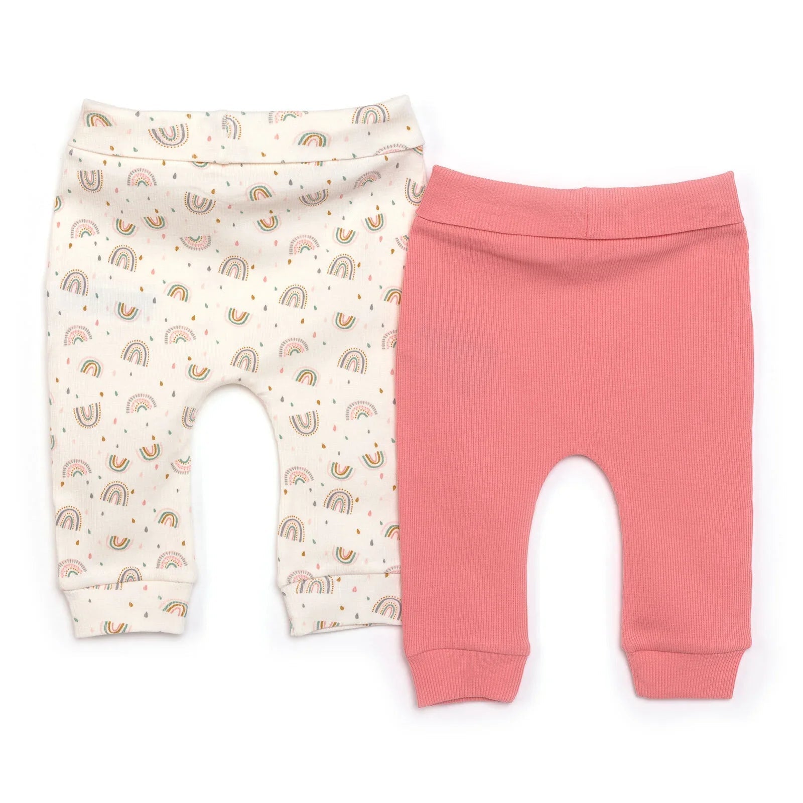 HelloBaby Baby Girl 2pcs Leggings - Light Pink - mezetto ebebek ebebek