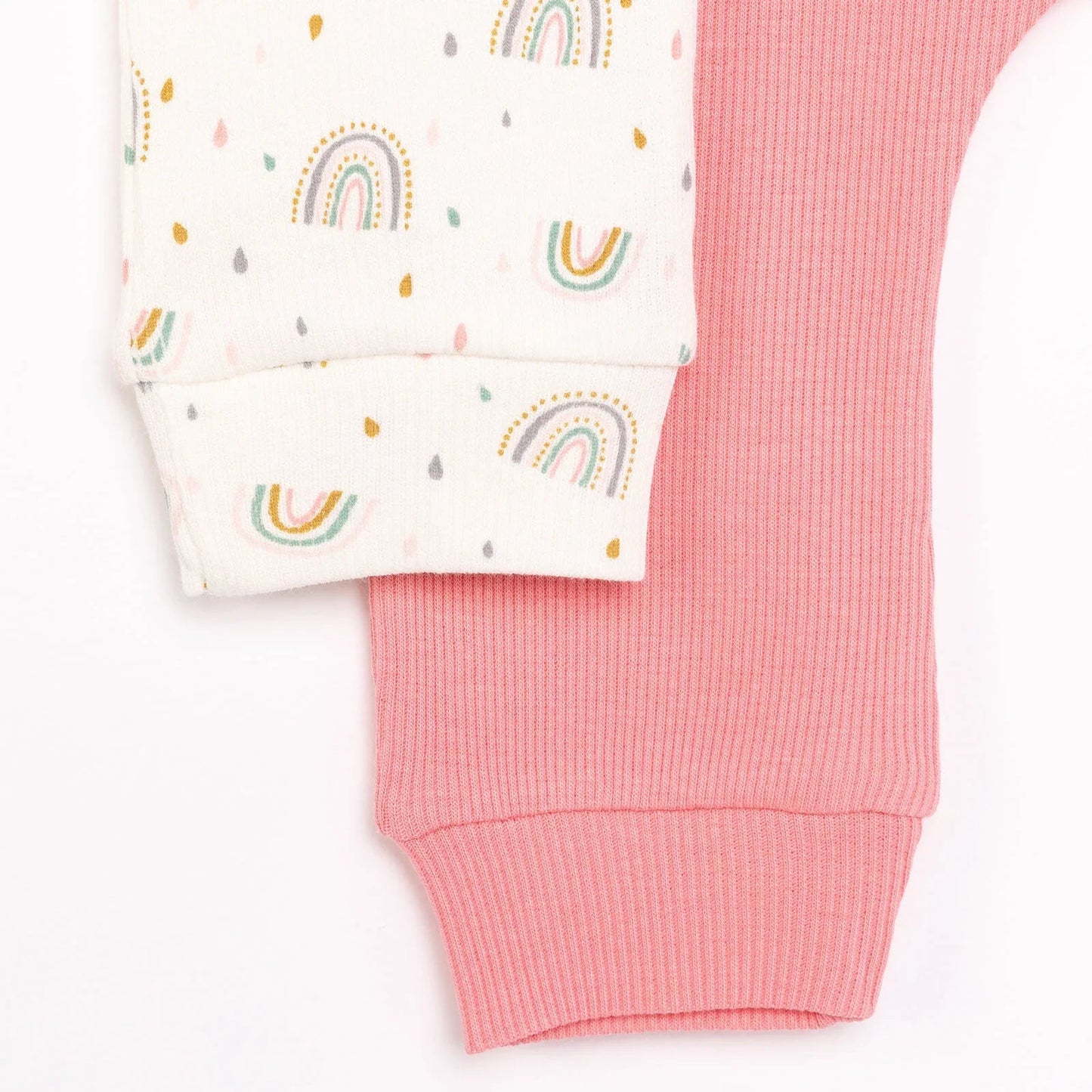 HelloBaby Baby Girl 2pcs Leggings - Light Pink - mezetto ebebek ebebek