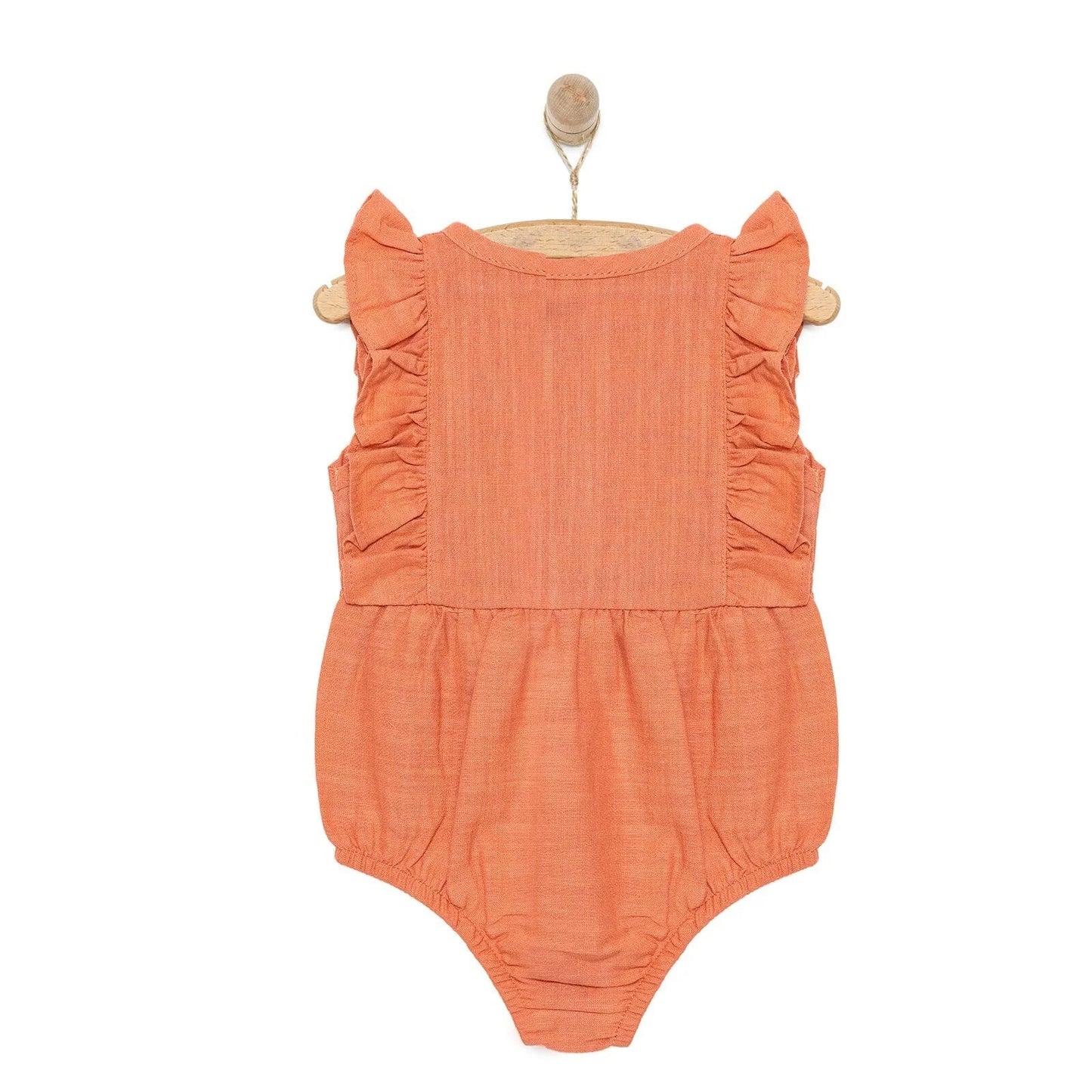 HelloBaby Baby Girl Athlete Bodysuit - Vermilion - mezetto ebebek ebebek