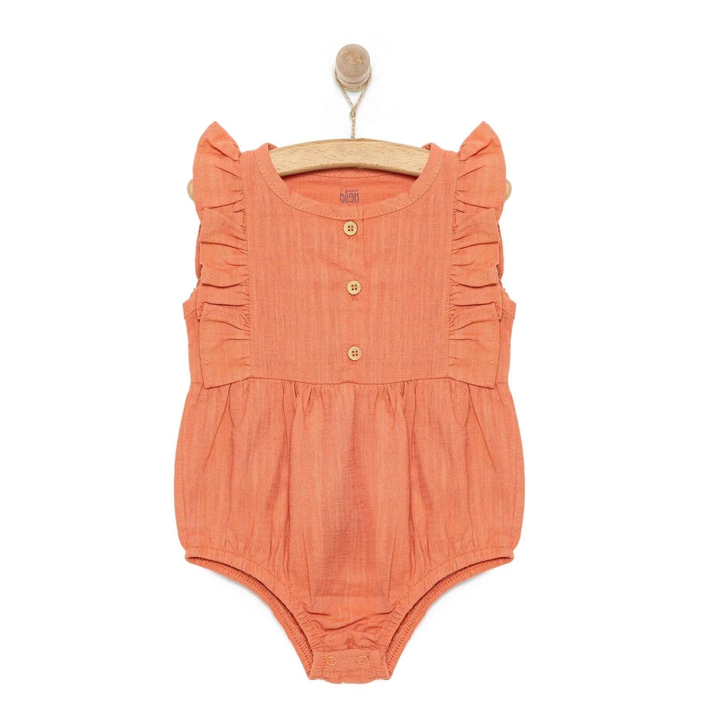 HelloBaby Baby Girl Athlete Bodysuit - Vermilion - mezetto ebebek ebebek
