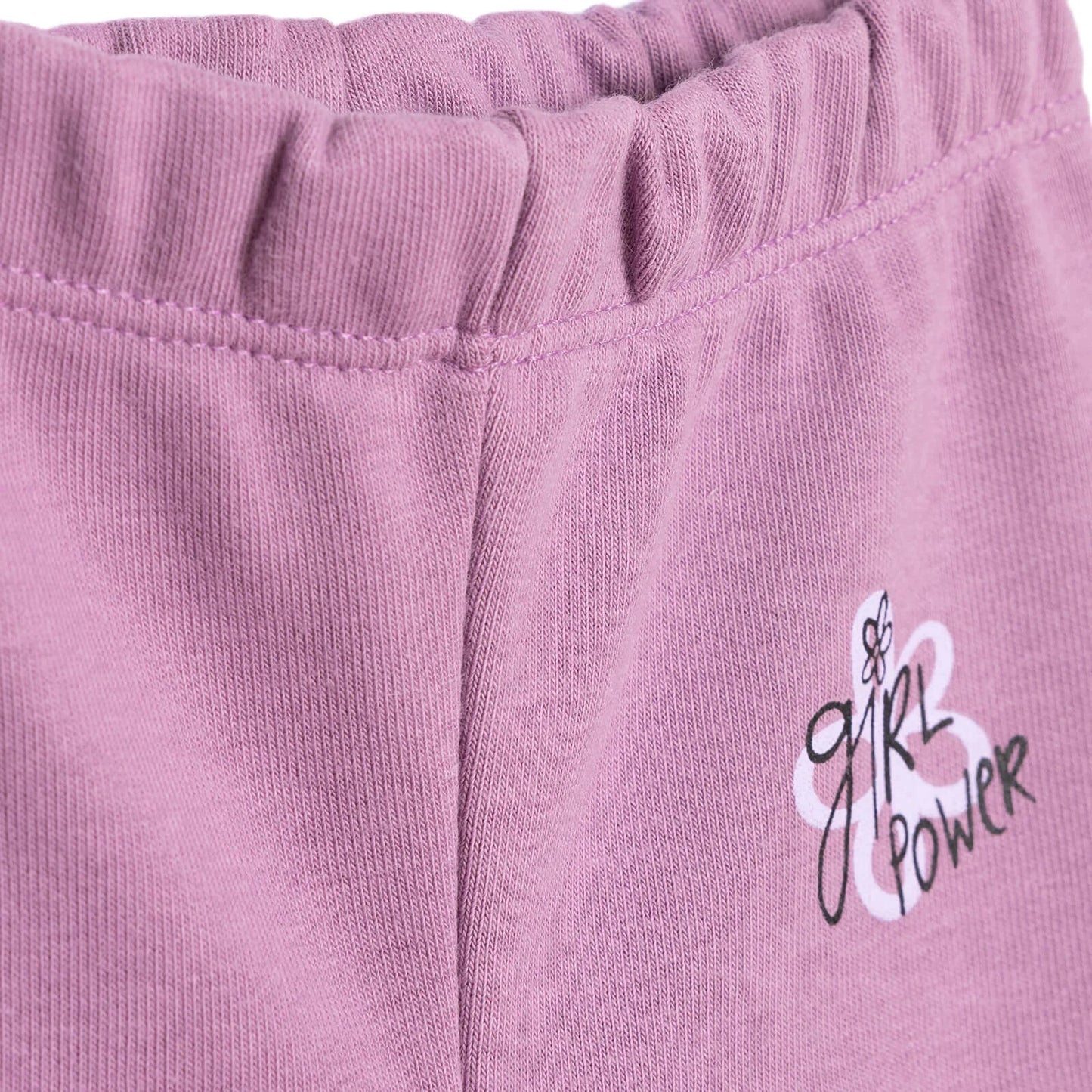 HelloBaby Baby Girl Basic Joggers - Purple - mezetto ebebek ebebek