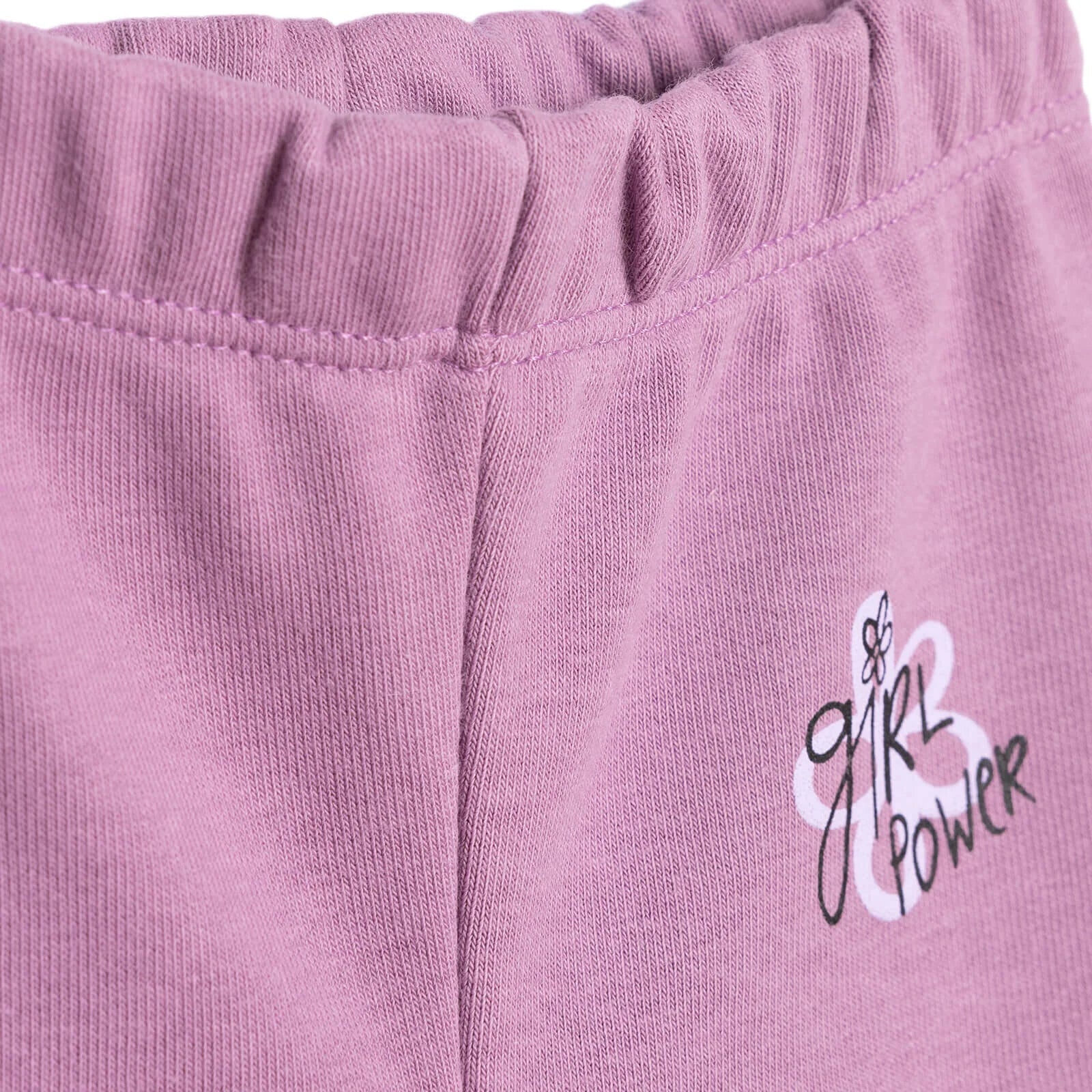 HelloBaby Baby Girl Basic Joggers - Purple - mezetto ebebek ebebek