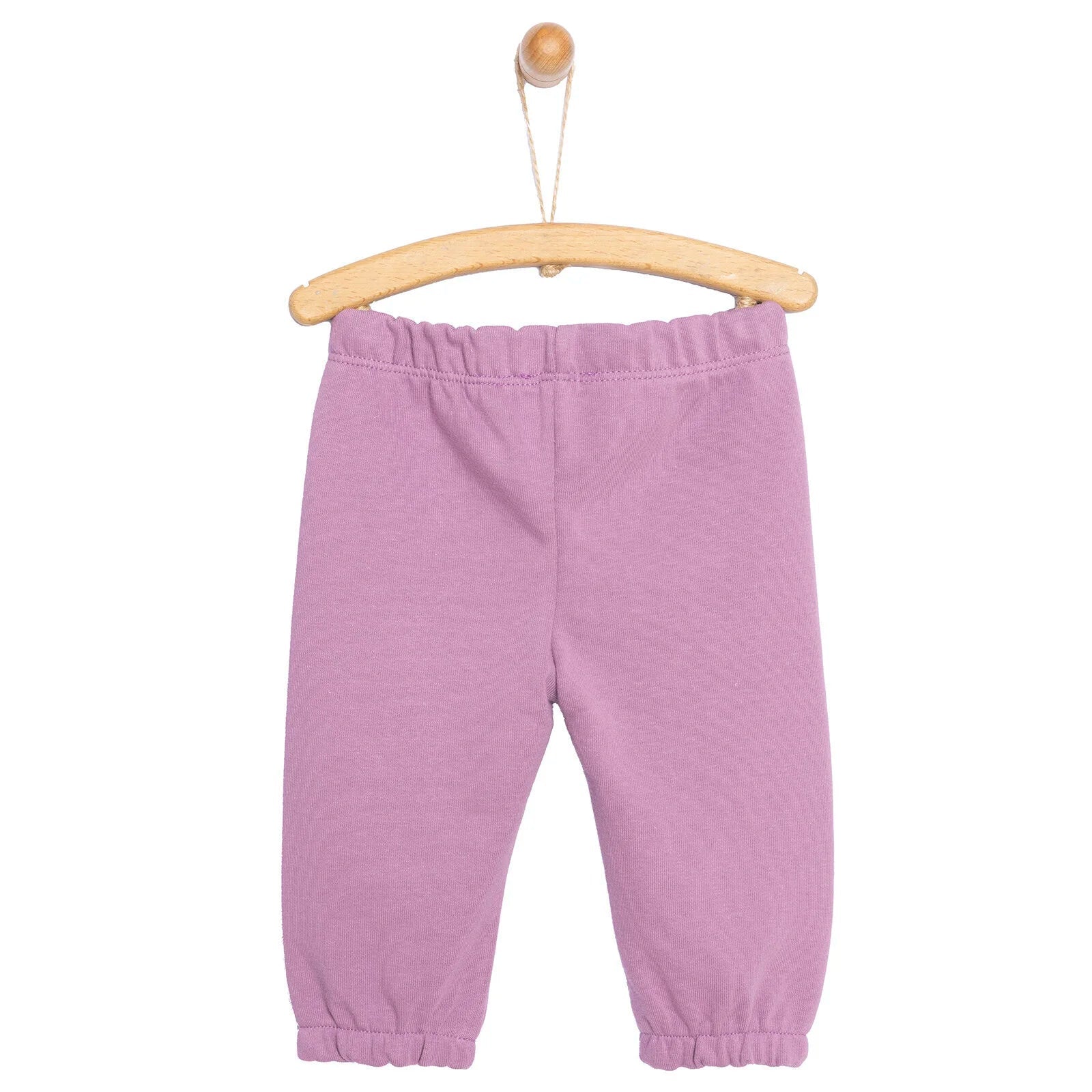 HelloBaby Baby Girl Basic Joggers - Purple - mezetto ebebek ebebek