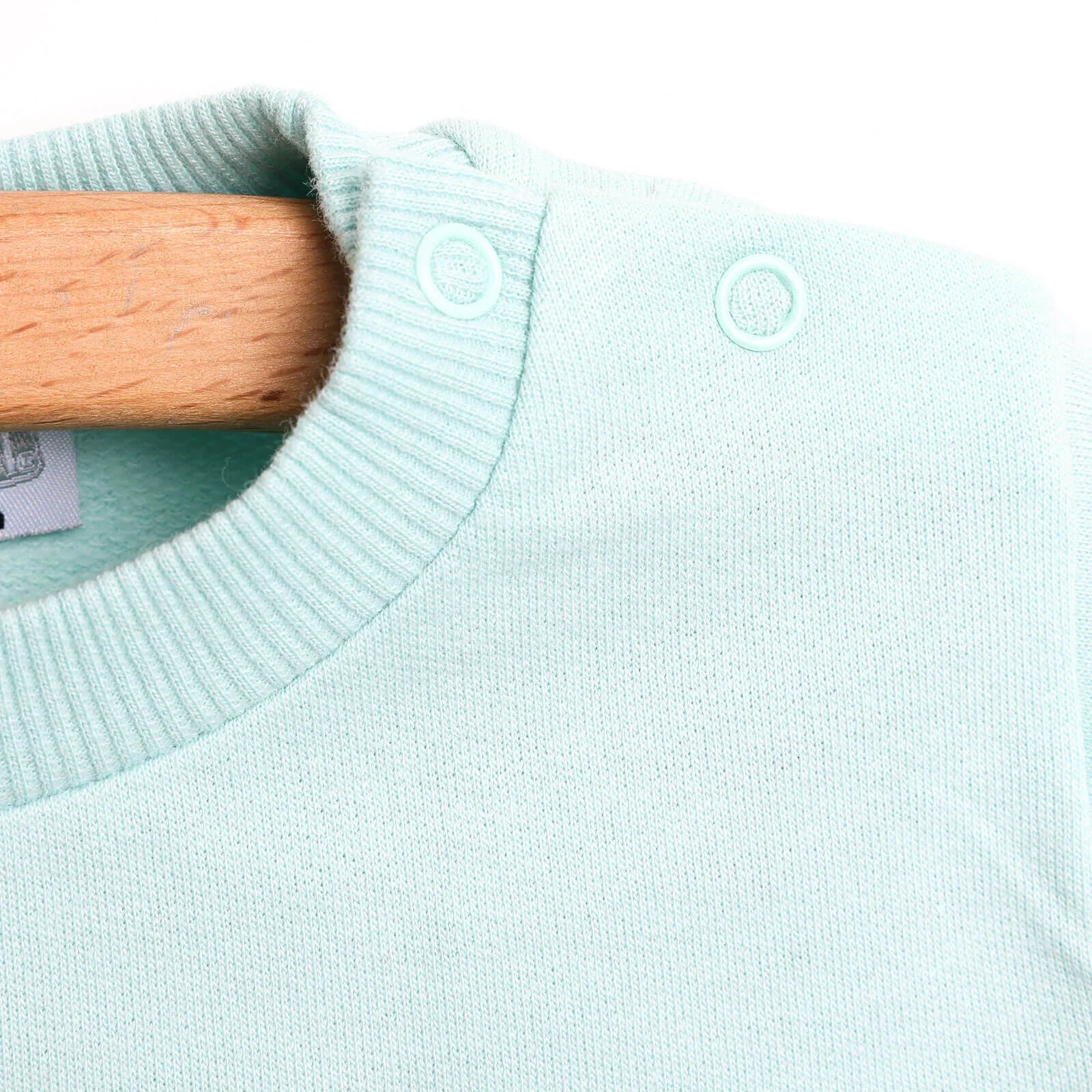 HelloBaby Baby Girl Basic Mint Sweatshirt - Multicolour - mezetto ebebek ebebek