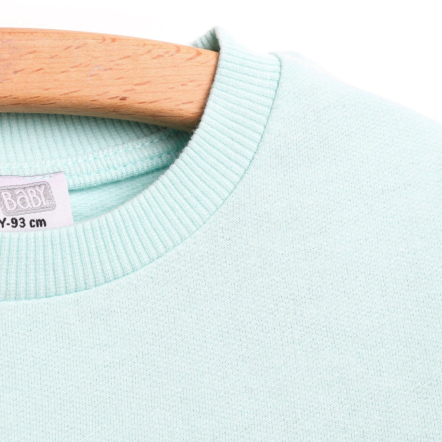 HelloBaby Baby Girl Basic Mint Sweatshirt - Multicolour - mezetto ebebek ebebek