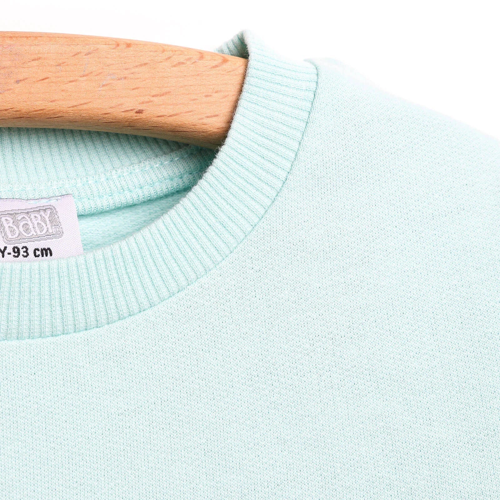 HelloBaby Baby Girl Basic Mint Sweatshirt - Multicolour - mezetto ebebek ebebek