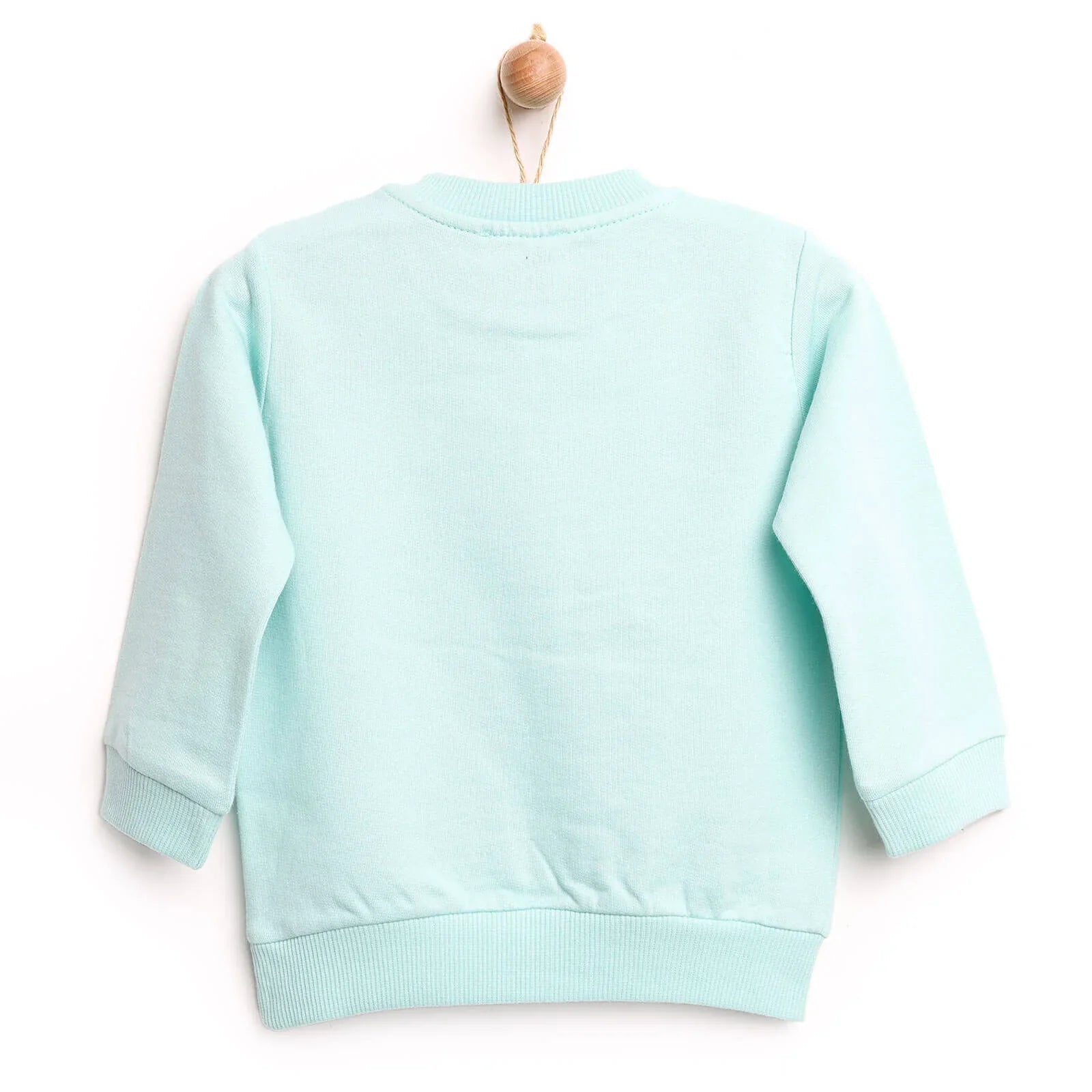 HelloBaby Baby Girl Basic Mint Sweatshirt - Multicolour - mezetto ebebek ebebek