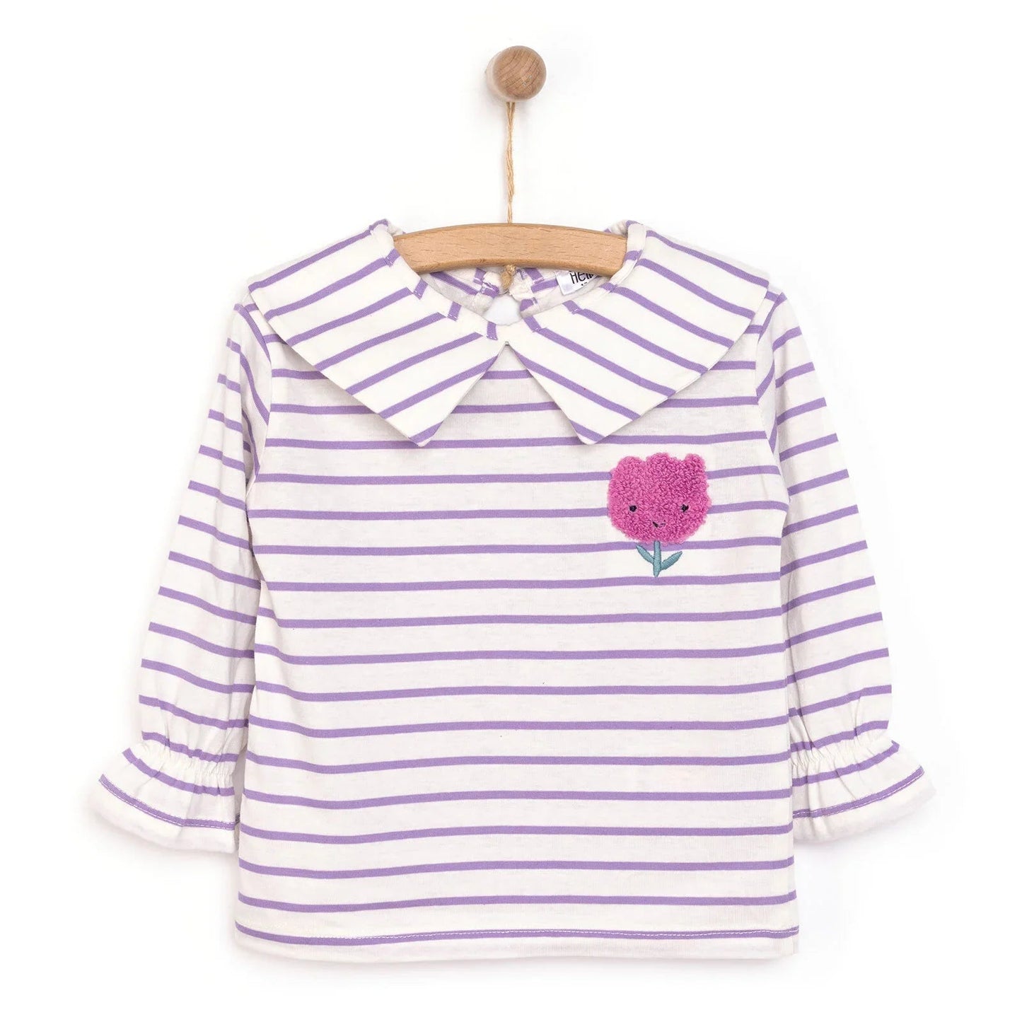HelloBaby Baby Girl Blouse - Purple - mezetto ebebek ebebek
