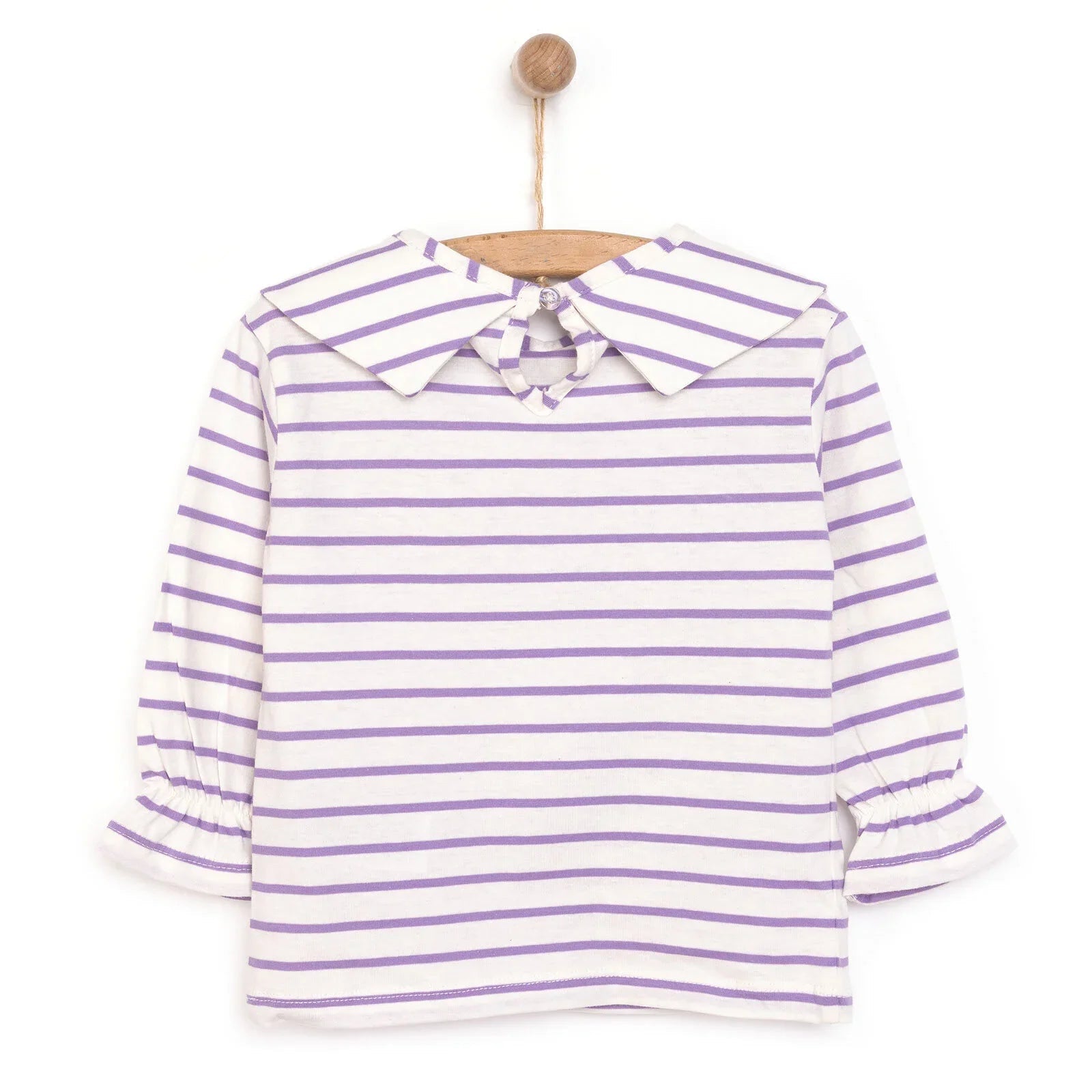 HelloBaby Baby Girl Blouse - Purple - mezetto ebebek ebebek