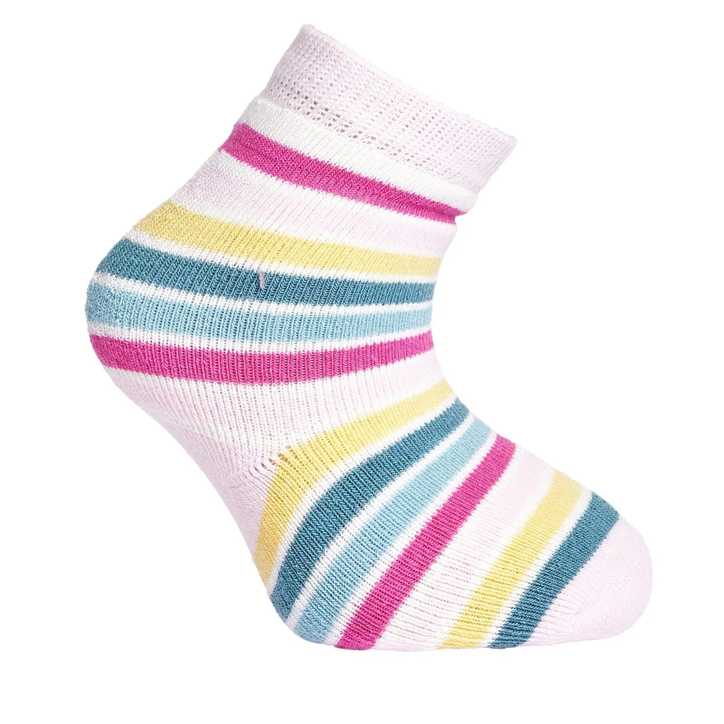 HelloBaby Baby Girl Chenille Socks 3 Pcs - Light Pink - mezetto ebebek ebebek