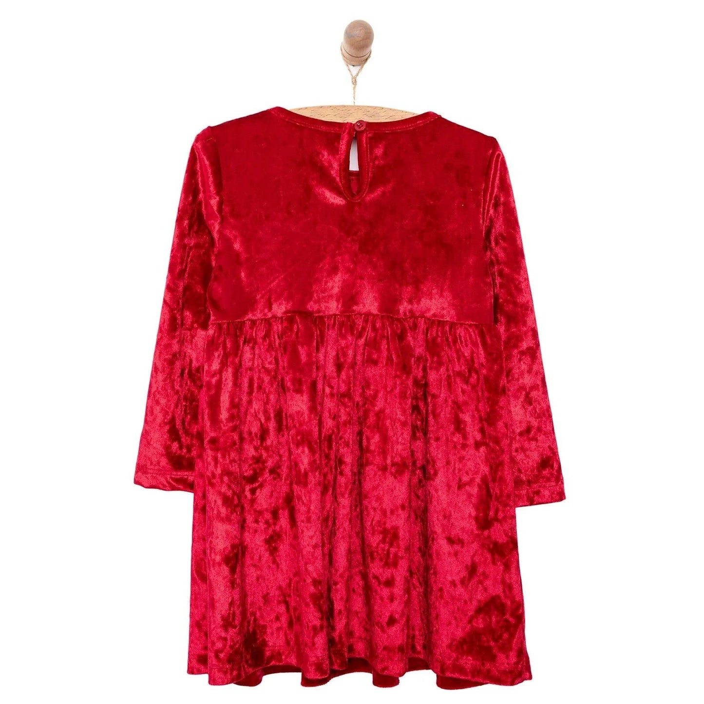 HelloBaby Baby Girl Dress - Red - mezetto ebebek ebebek