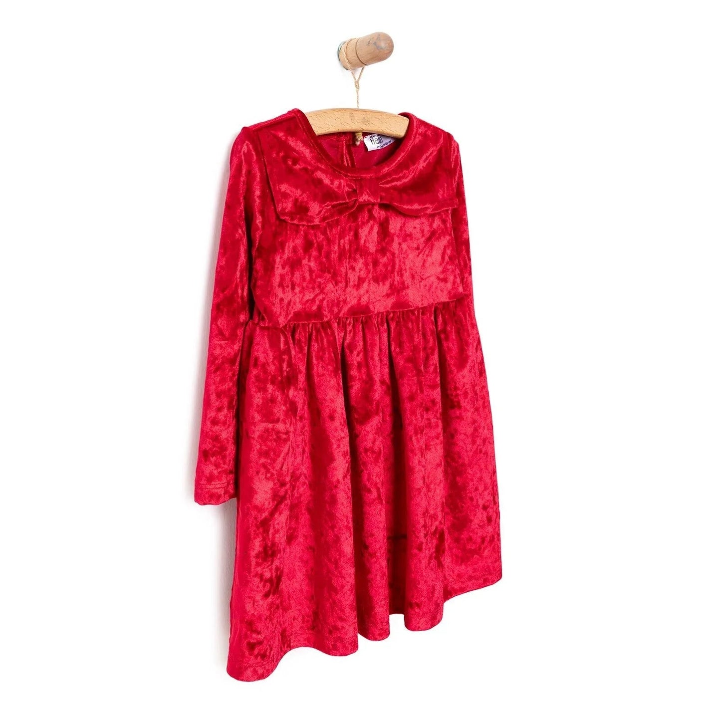 HelloBaby Baby Girl Dress - Red - mezetto ebebek ebebek