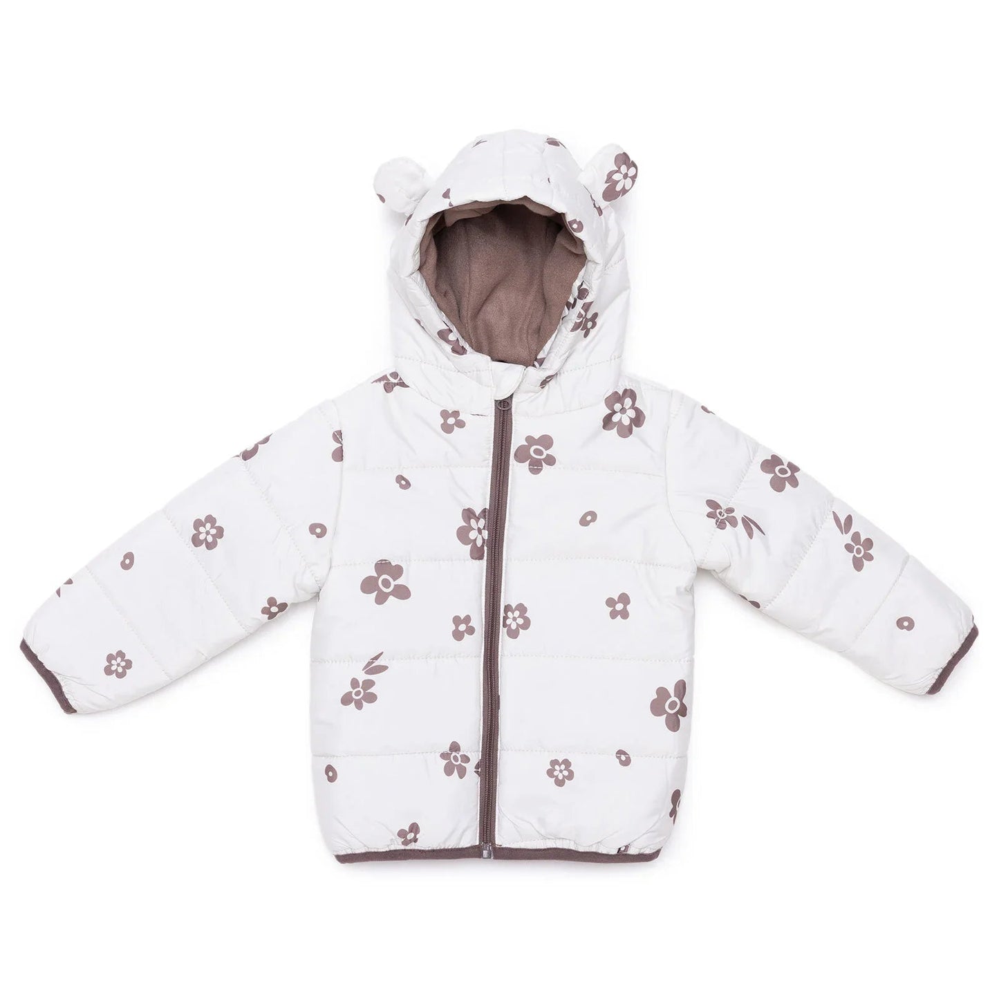 HelloBaby Baby Girl Floral Printed Coat - Printed - mezetto ebebek ebebek
