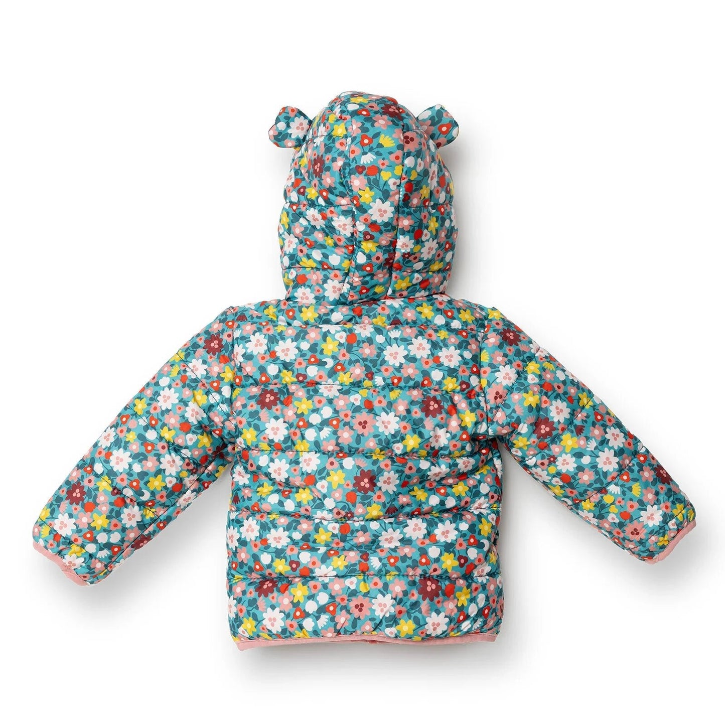 HelloBaby Baby Girl Floral Printed Coat - Printed - mezetto ebebek ebebek