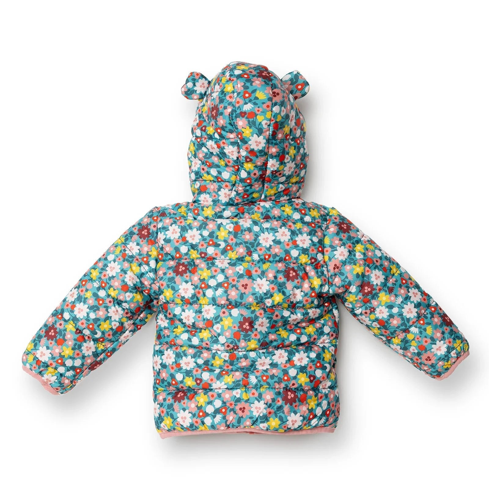 HelloBaby Baby Girl Floral Printed Coat - Printed - mezetto ebebek ebebek