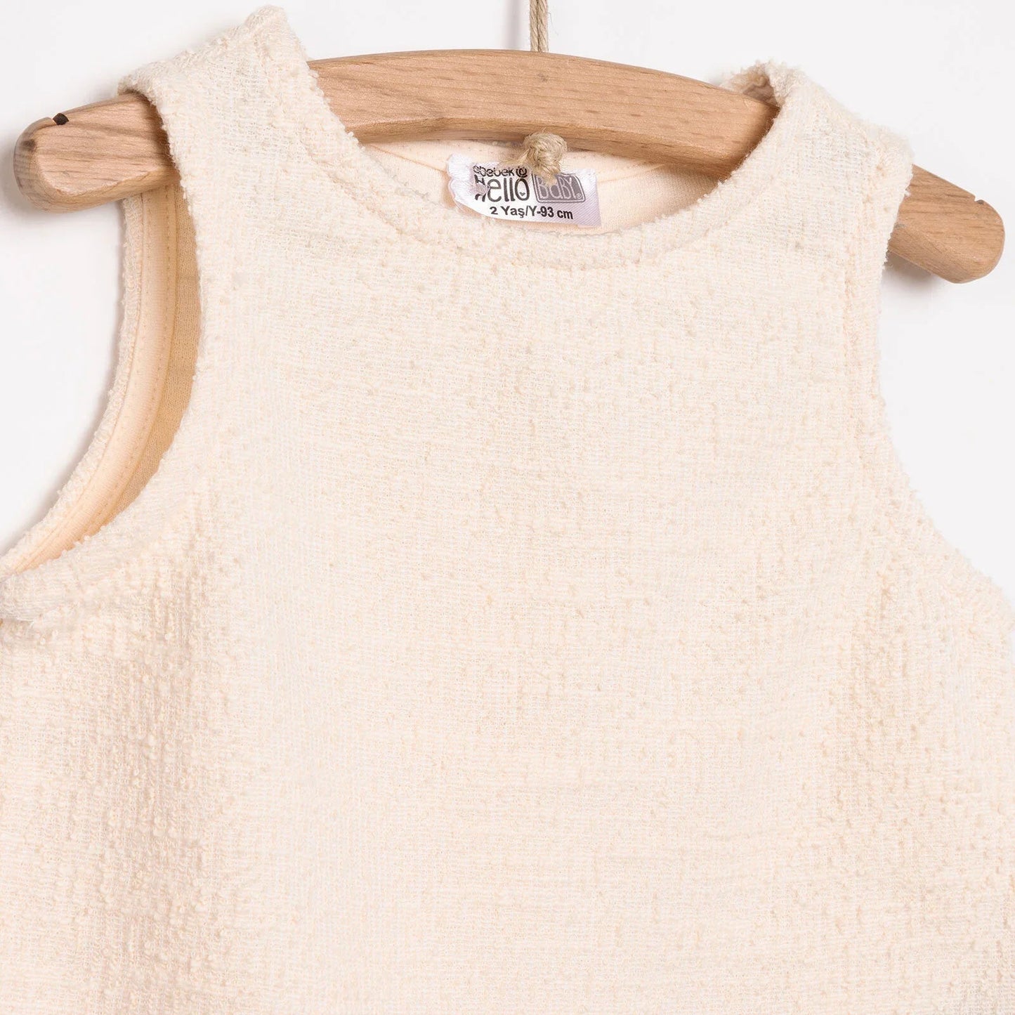 HelloBaby Baby Girl Jogger - Ecru - mezetto ebebek ebebek