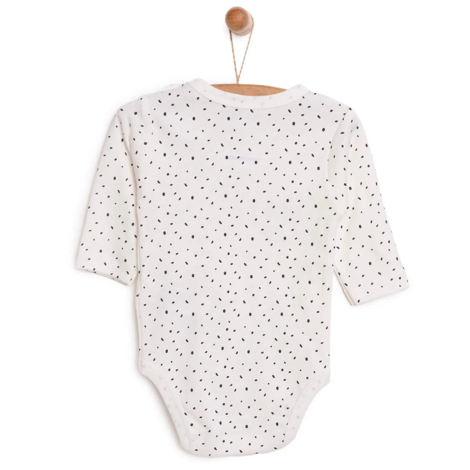 HelloBaby Baby Girl Long Sleeve Body - Ecru - mezetto ebebek ebebek