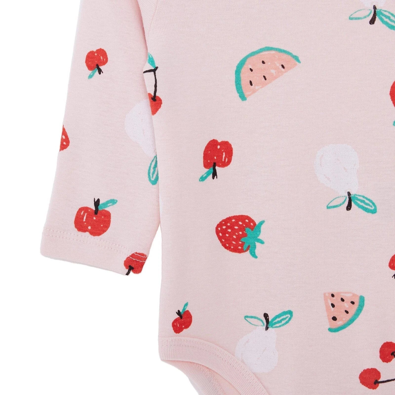 HelloBaby Baby Girl Long Sleeve Body - Pink - mezetto ebebek ebebek