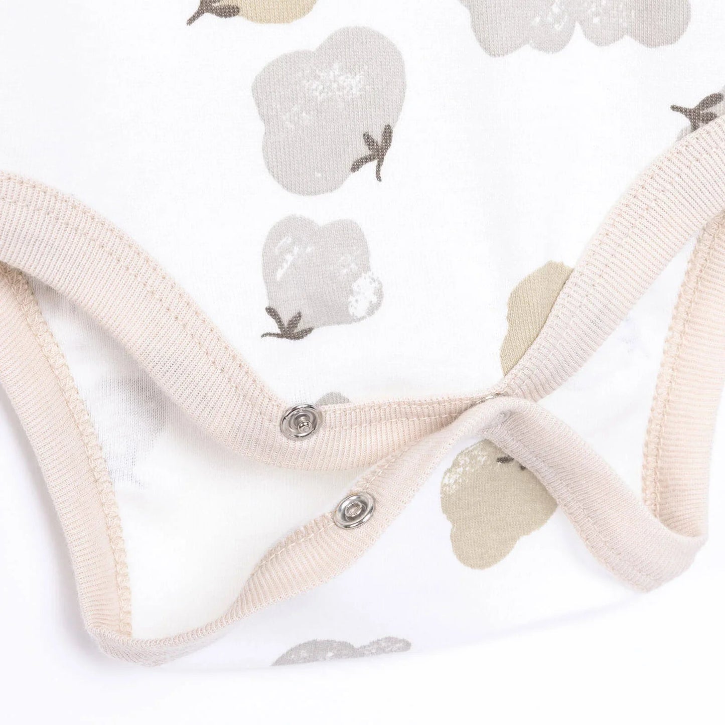 HelloBaby Baby Girl Long Sleeve Bodysuit 2 pcs - Beige - mezetto ebebek ebebek