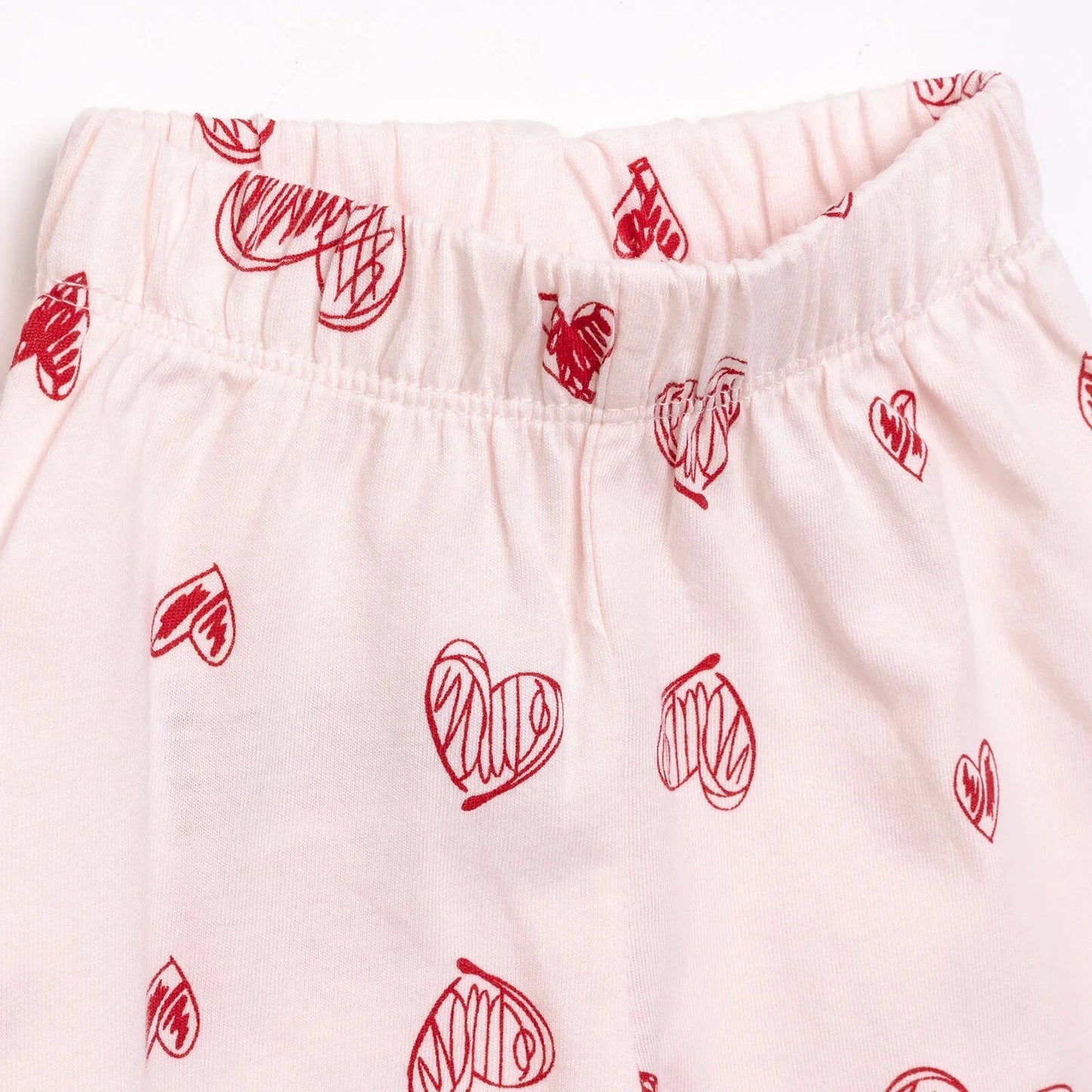 HelloBaby Baby Girl Long Sleeve Pyjamas Set - Light Pink - mezetto ebebek ebebek