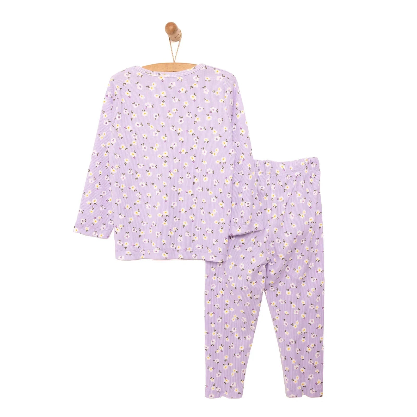 HelloBaby Baby Girl Pyjamas Set - Lilac - mezetto ebebek ebebek