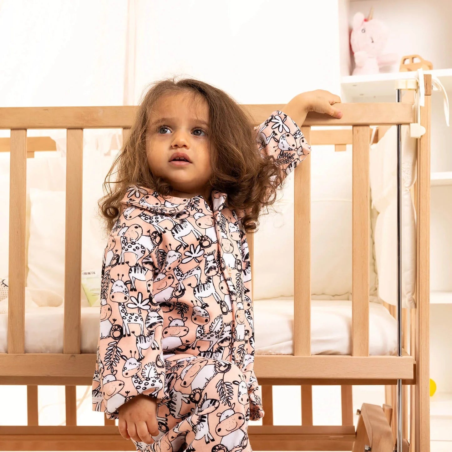 HelloBaby Baby Girl Shirt Collar Pyjamas - mezetto ebebek ebebek