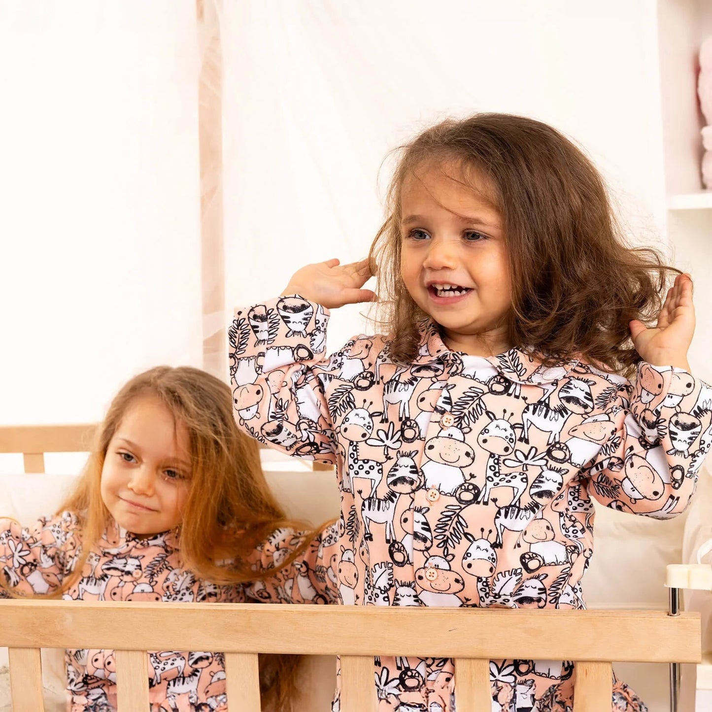 HelloBaby Baby Girl Shirt Collar Pyjamas - mezetto ebebek ebebek