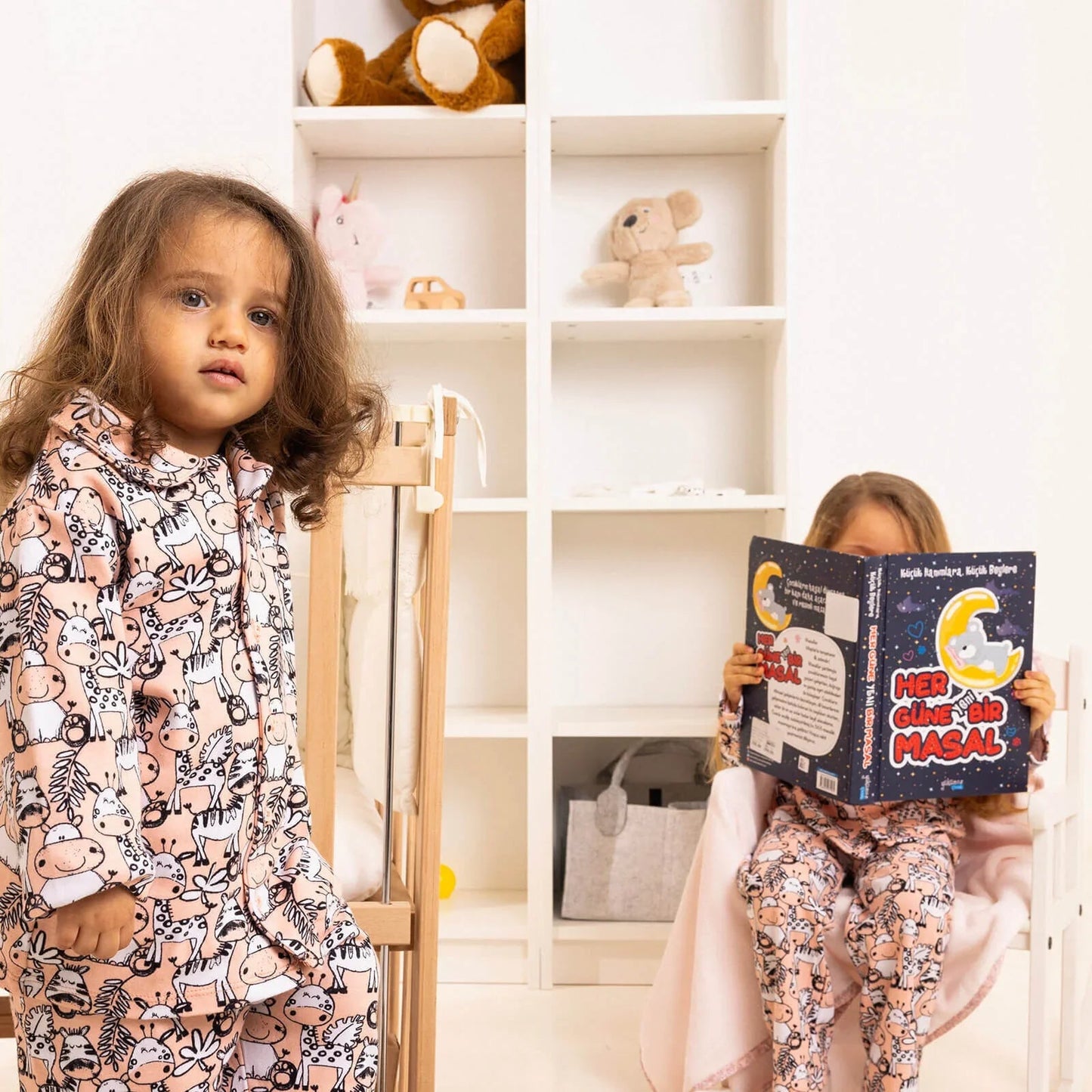 HelloBaby Baby Girl Shirt Collar Pyjamas - mezetto ebebek ebebek