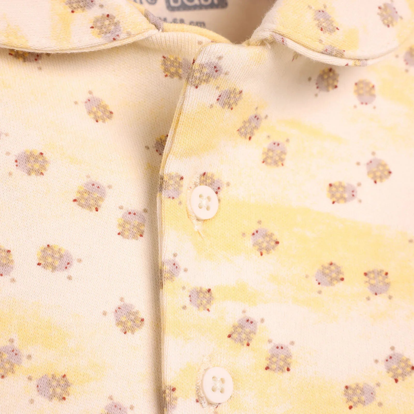 HelloBaby Baby Girl Shirt Collar Pyjamas - Yellow - mezetto ebebek ebebek