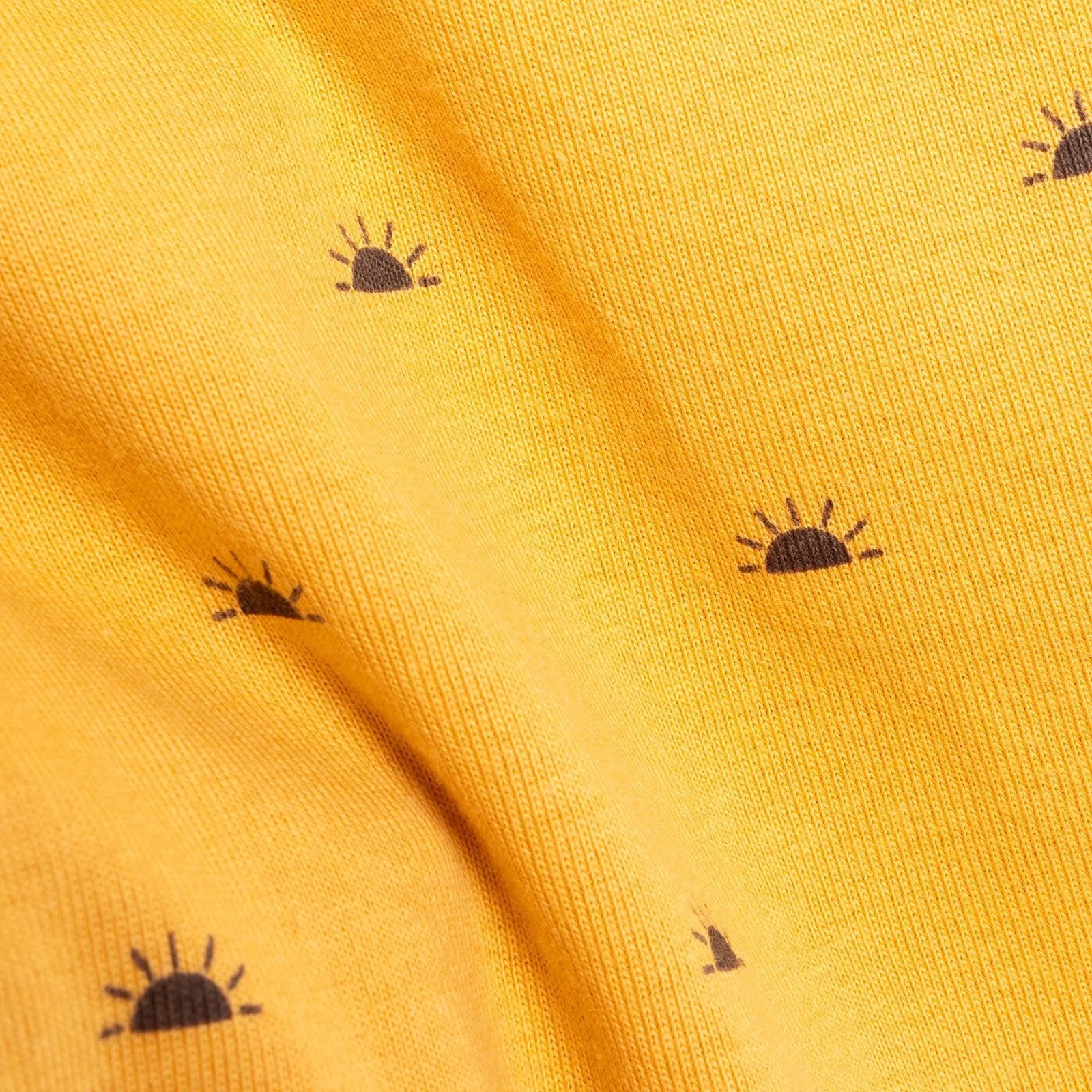 HelloBaby Baby Girl Short Sleeve Body - Mustard - mezetto ebebek ebebek