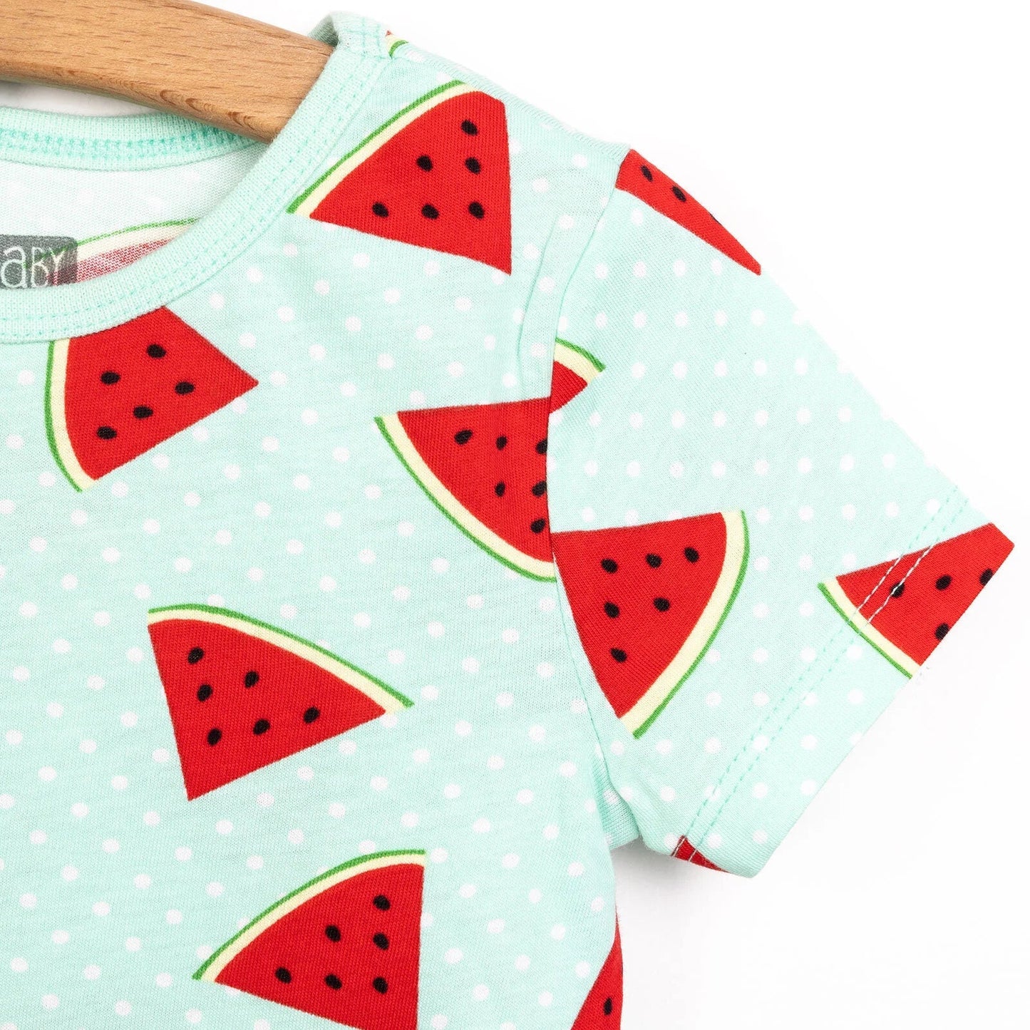 HelloBaby Baby Girl Short Sleeve Pyjamas Set - Blue - mezetto ebebek ebebek