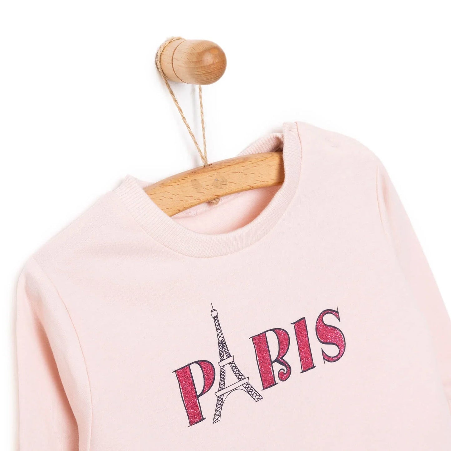 HelloBaby Baby Girl Sweatshirt - Pink - mezetto ebebek ebebek