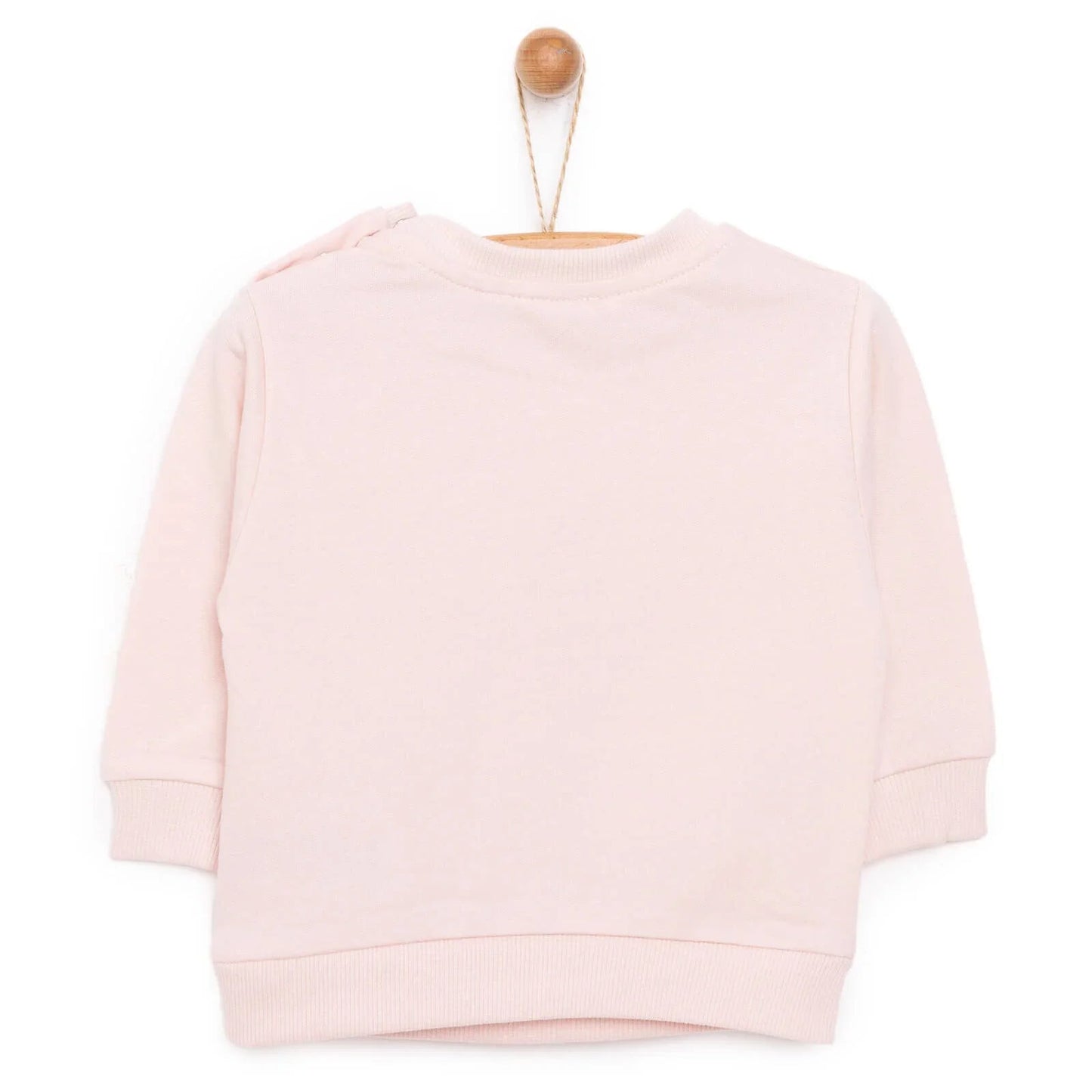 HelloBaby Baby Girl Sweatshirt - Pink - mezetto ebebek ebebek