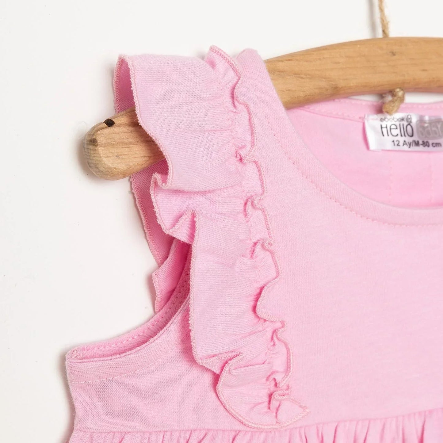 HelloBaby Baby Girl Tight & T-shirt - Mauve - mezetto ebebek ebebek