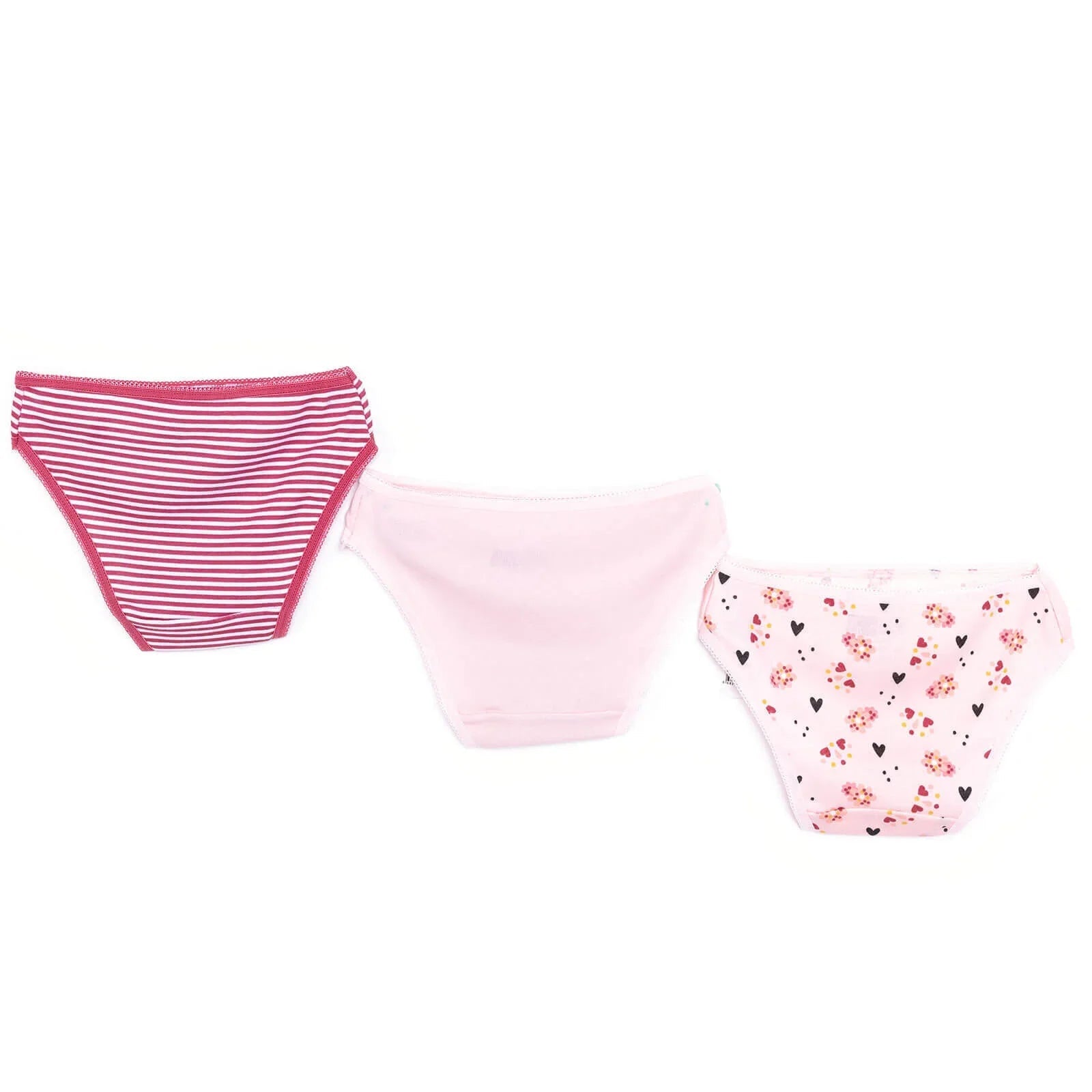 HelloBaby Baby Girl Underwear 3 pcs - Pink - mezetto ebebek ebebek