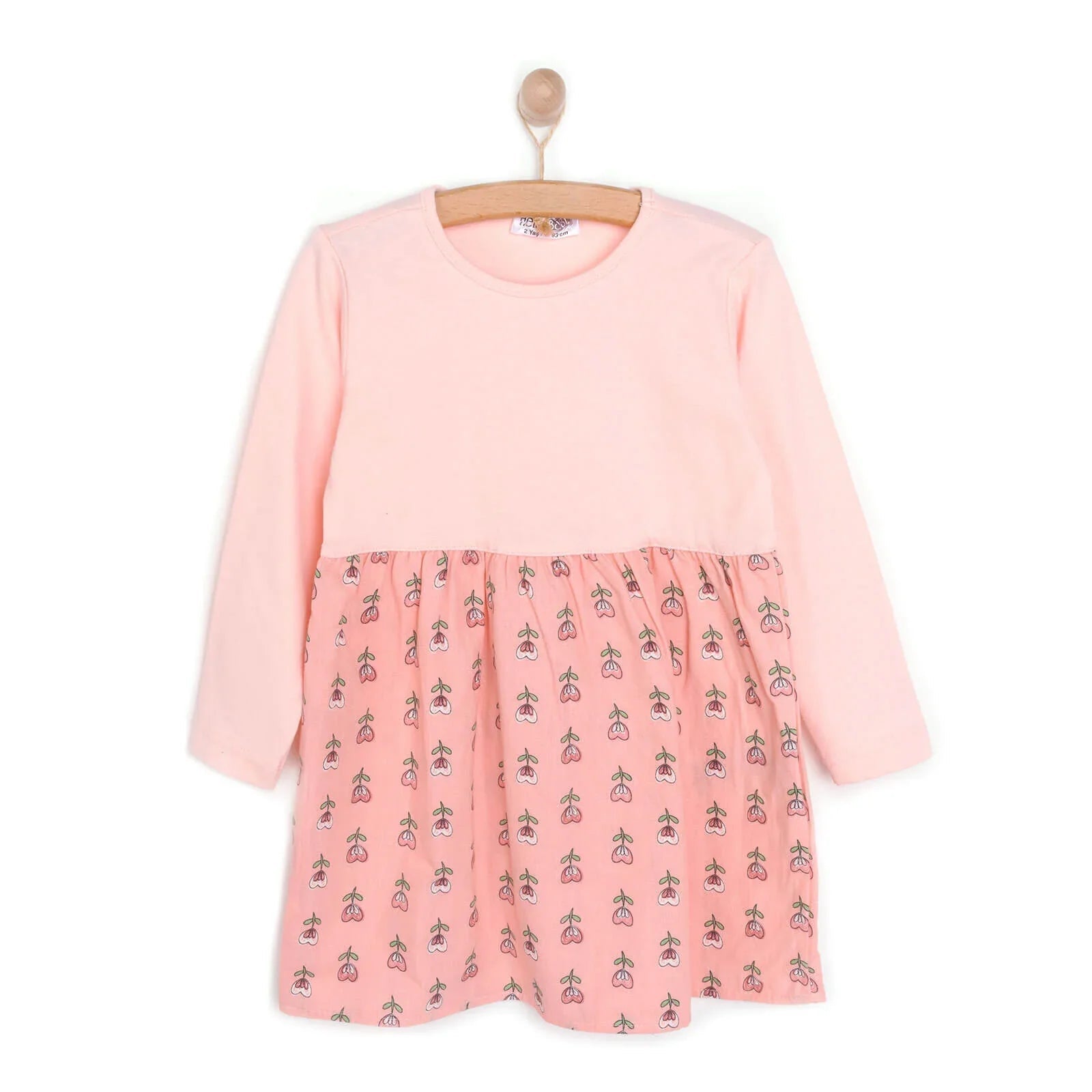 HelloBaby Baby Girl Winter Fairytale Dress - Powder - mezetto ebebek ebebek