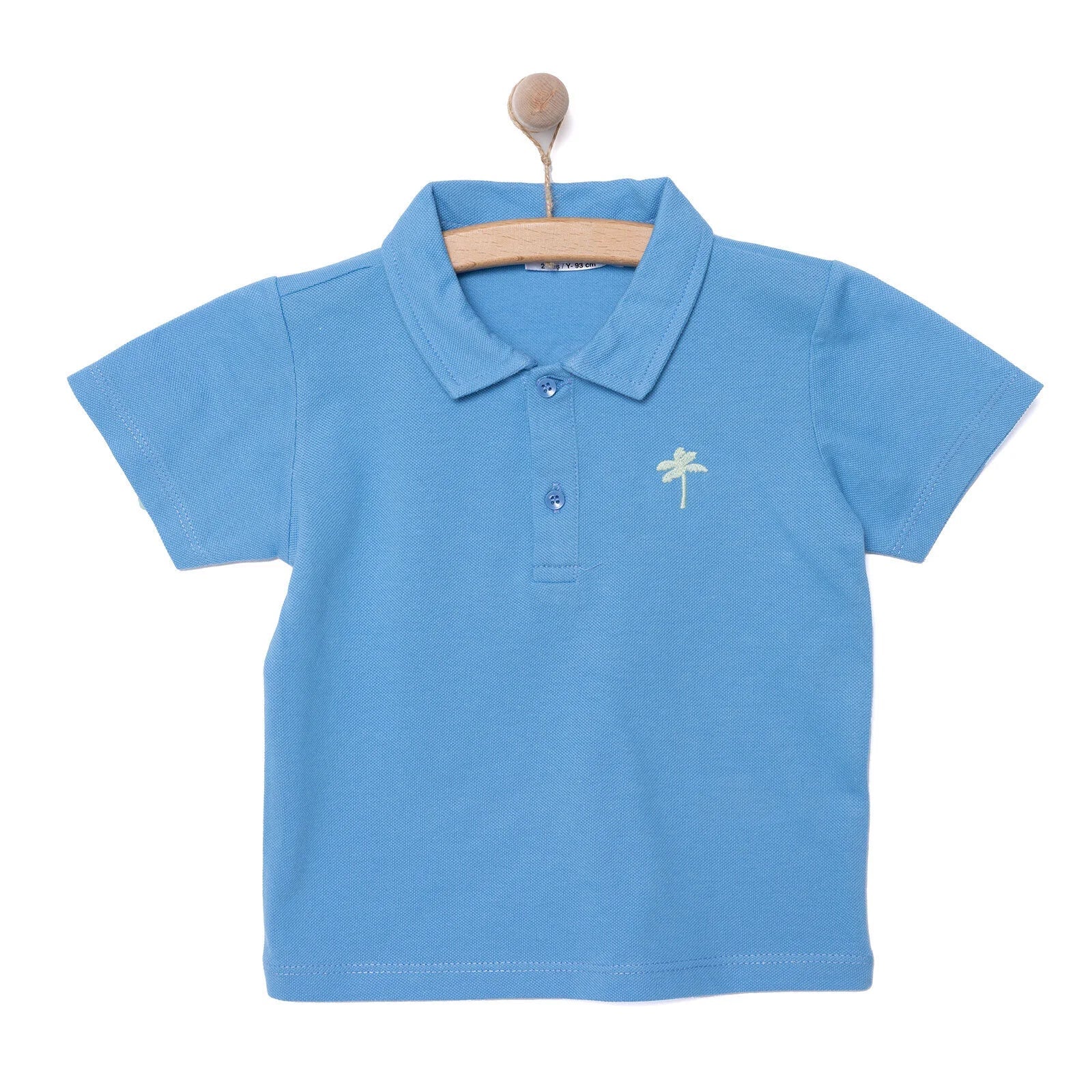 HelloBaby Baby Shark Boy T-shirt - Light Blue - mezetto ebebek ebebek