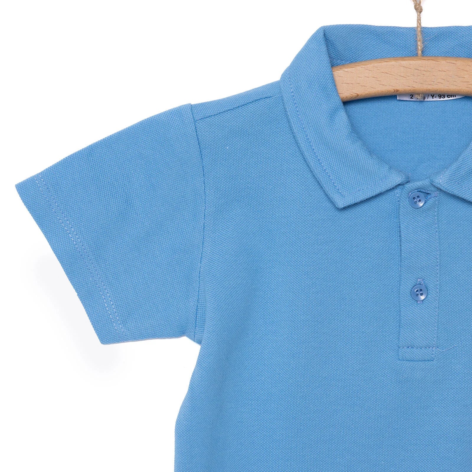 HelloBaby Baby Shark Boy T-shirt - Light Blue - mezetto ebebek ebebek